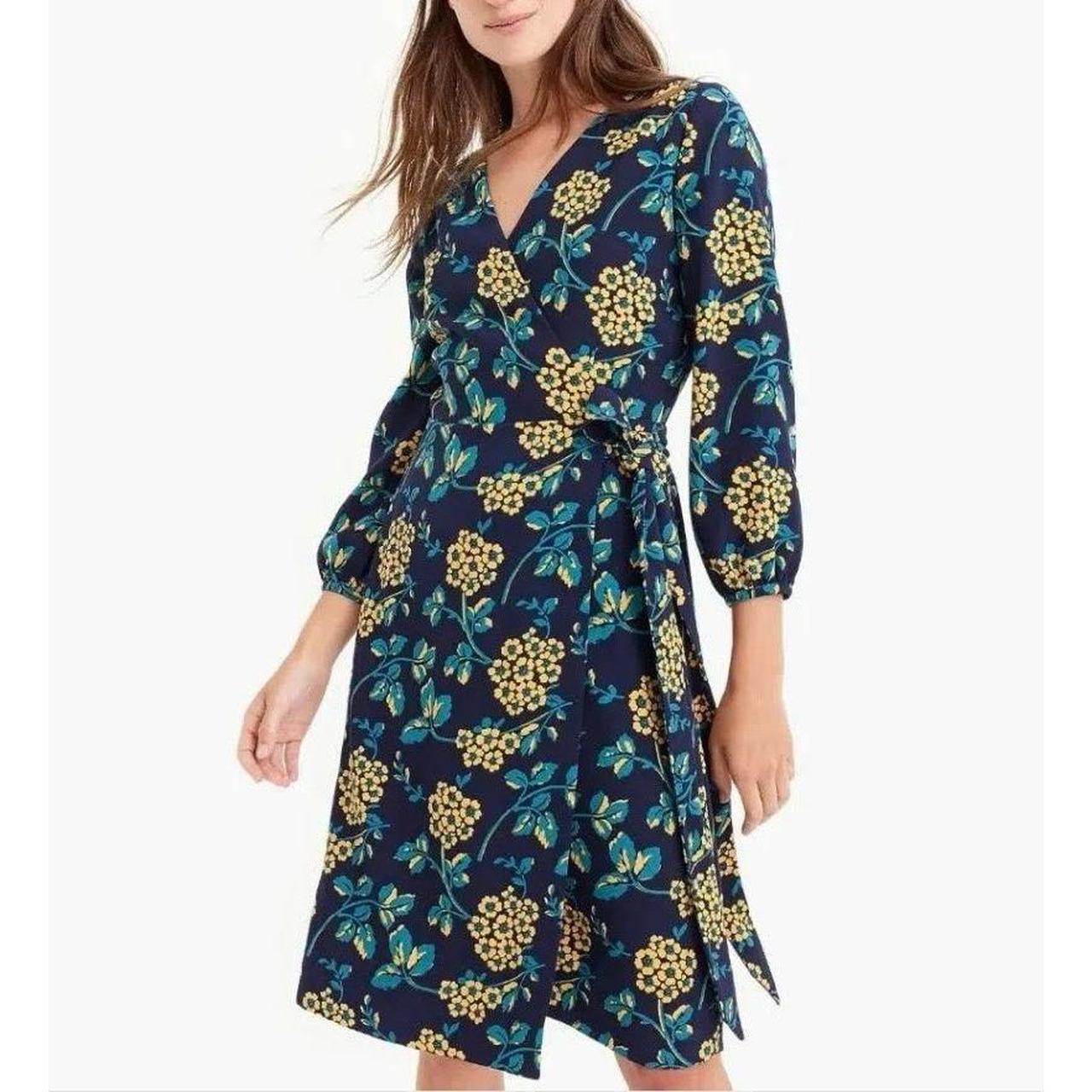 J crew wrap dress in 365 crepe best sale