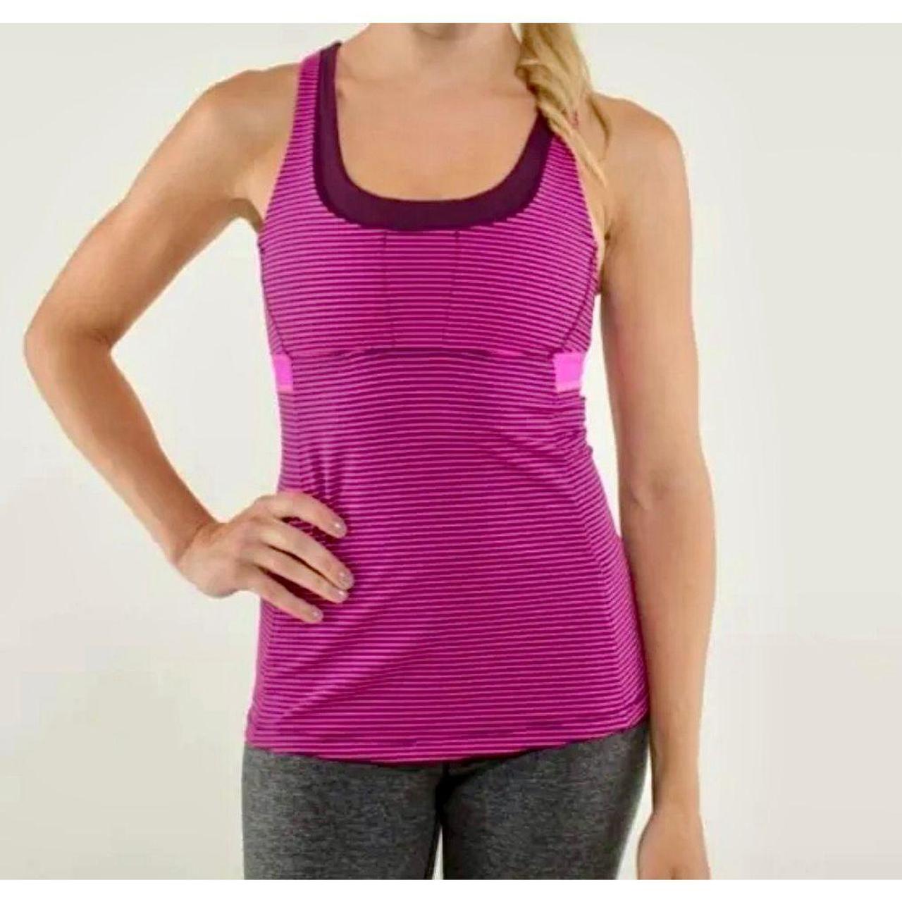 Lululemon womens active tank tops purple bundle size 12 New deals without tag