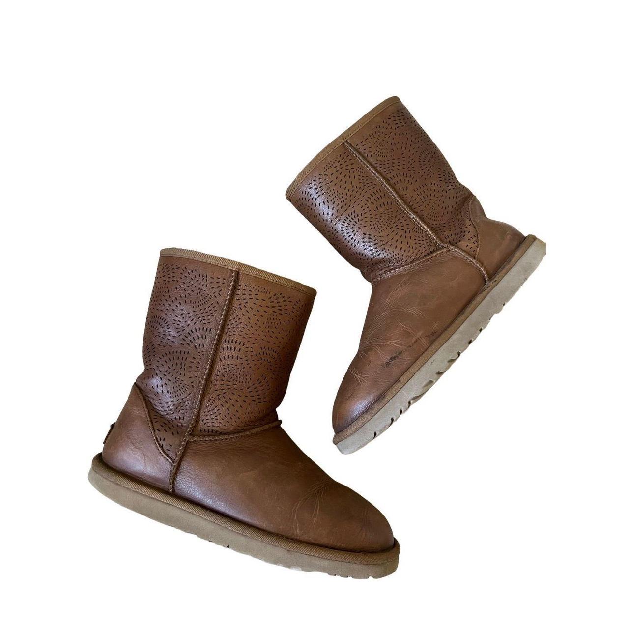 UGG Australia newest Brown Leather Boots