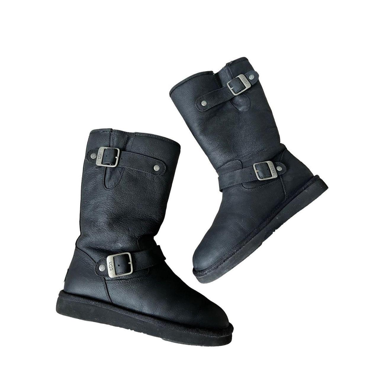 Black ugg sutter boots hotsell