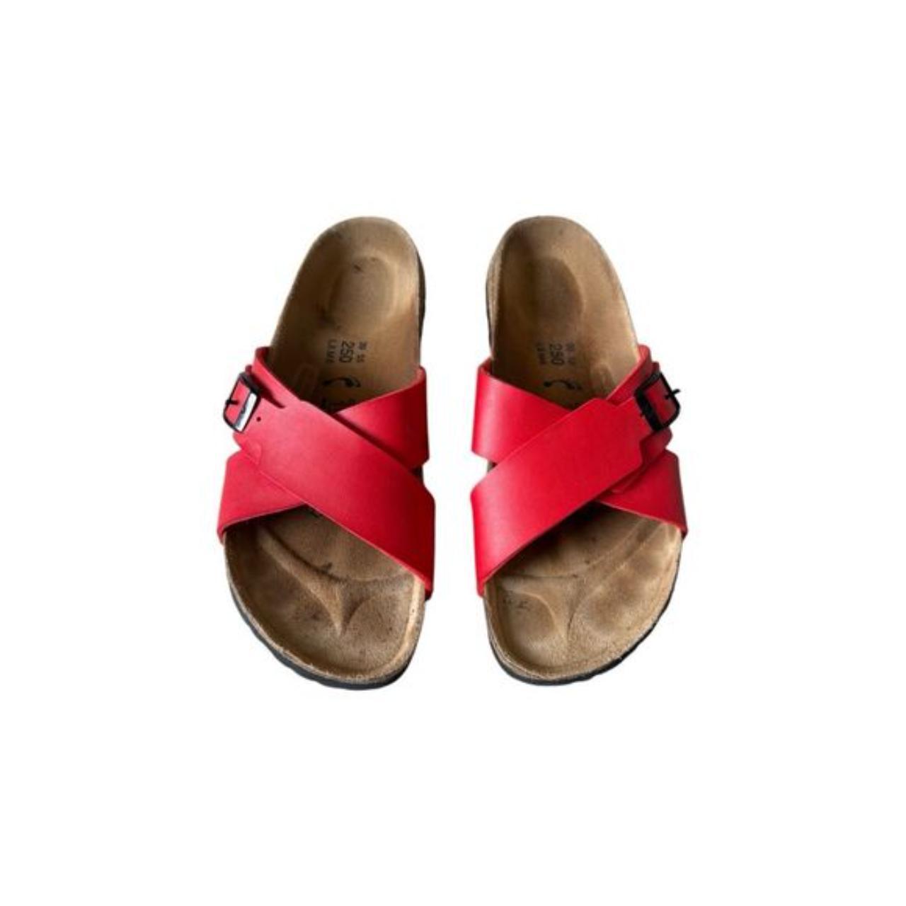 Birkenstock Women's Slides Red US – Birkenstock Santosa