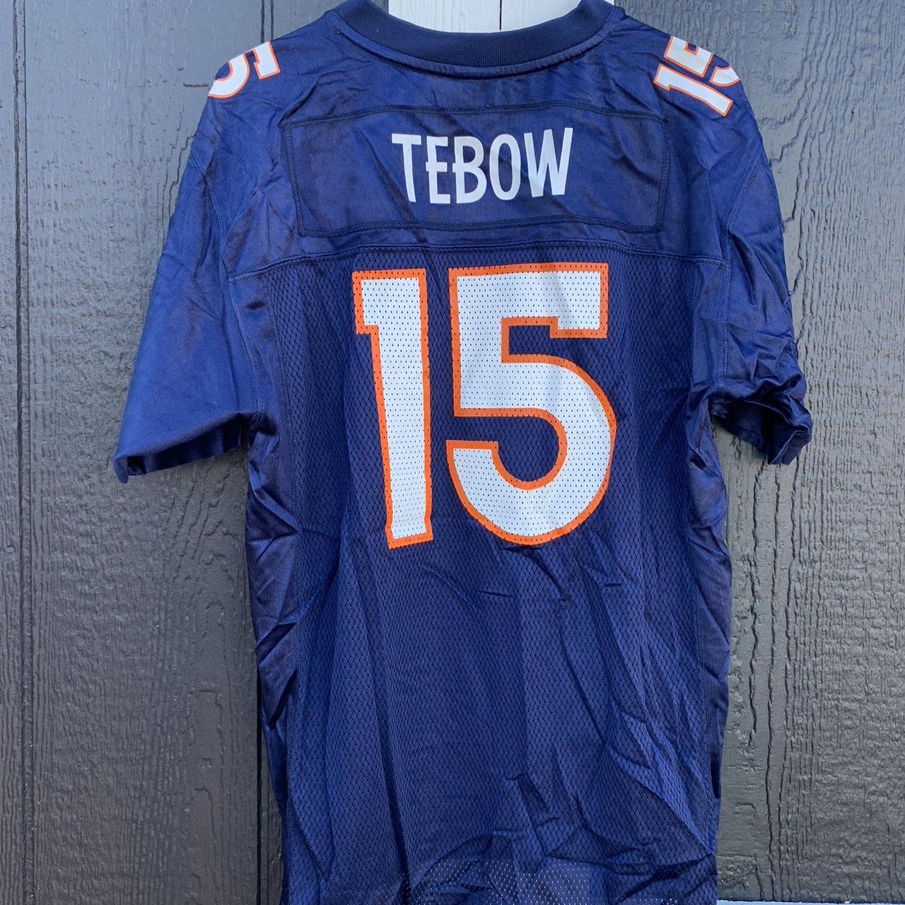 Denver Broncos Tim Tebow Reebok Jersey. Youth Large. - Depop