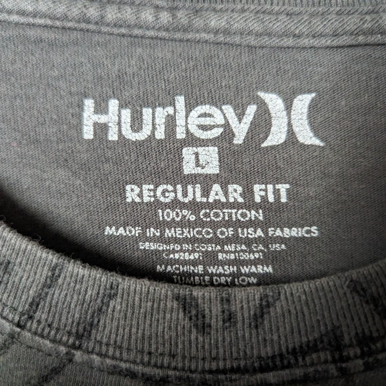 Hurley Men's Grey T-shirt | Depop