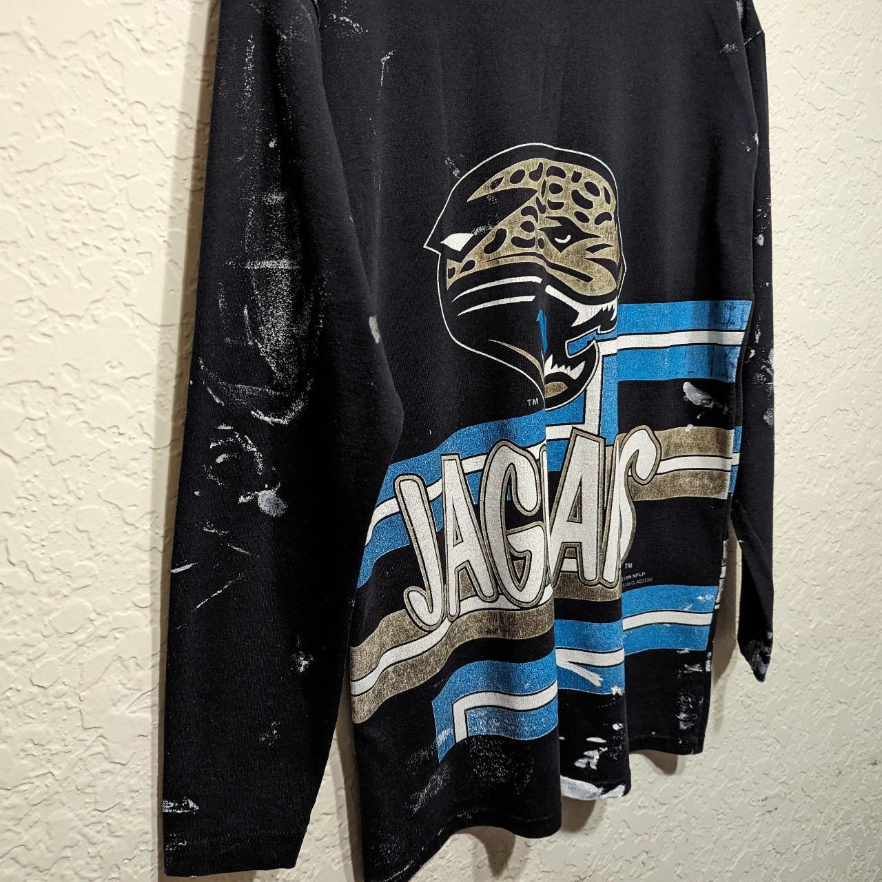 Vintage Jacksonville Jaguars NFL Tee Classic Jaguar - Depop