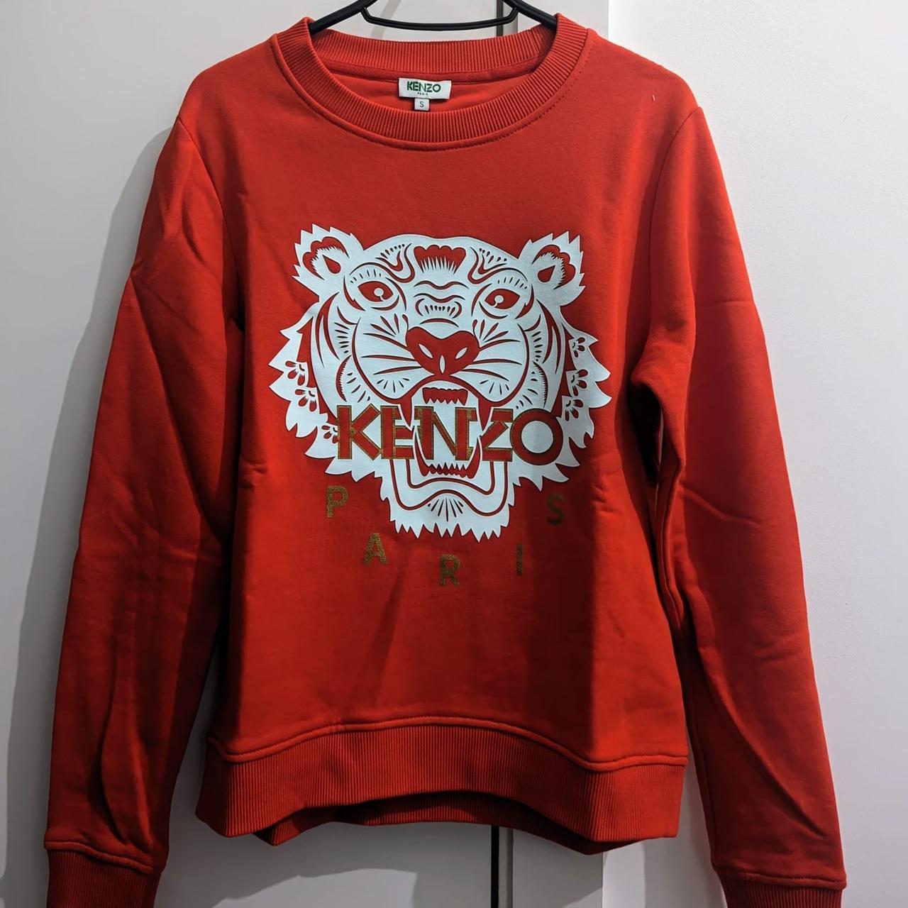 Red kenzo sweater clearance women's