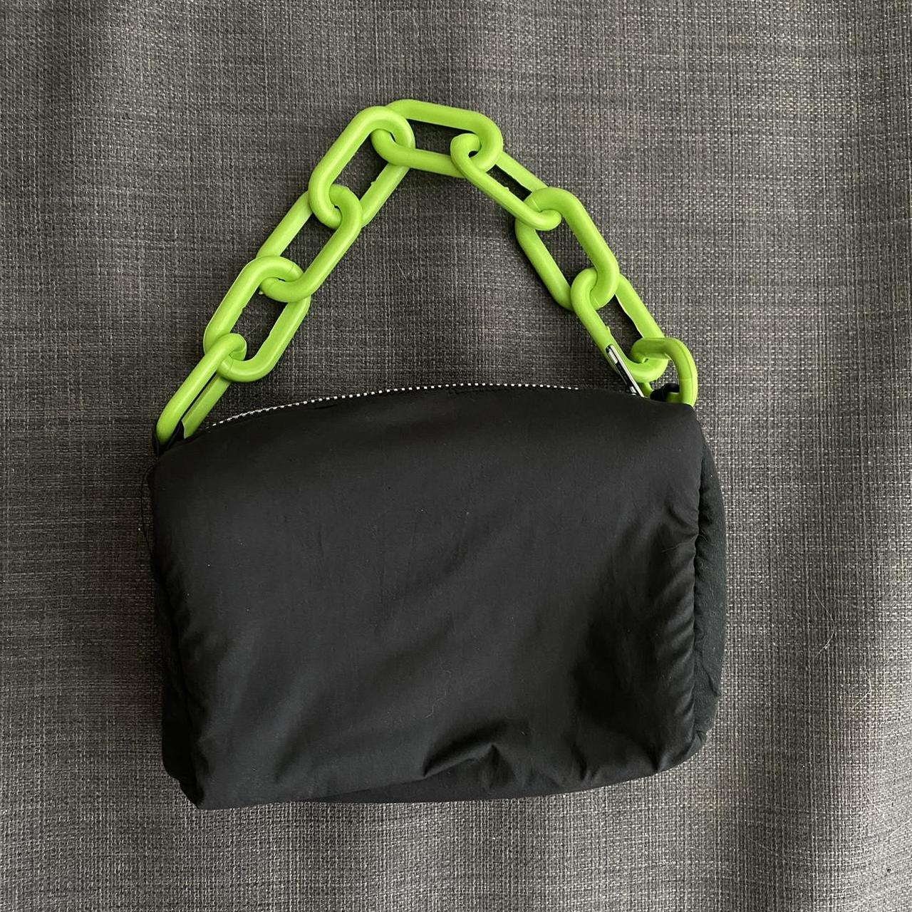 Adidas Women's Black and Green Bag (2)