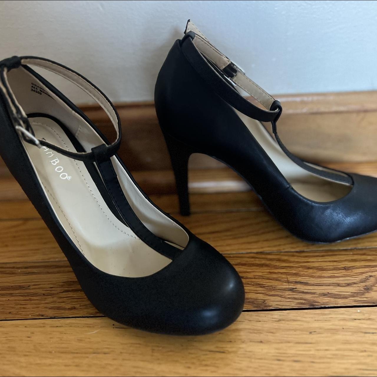 Bamboo deals black heels