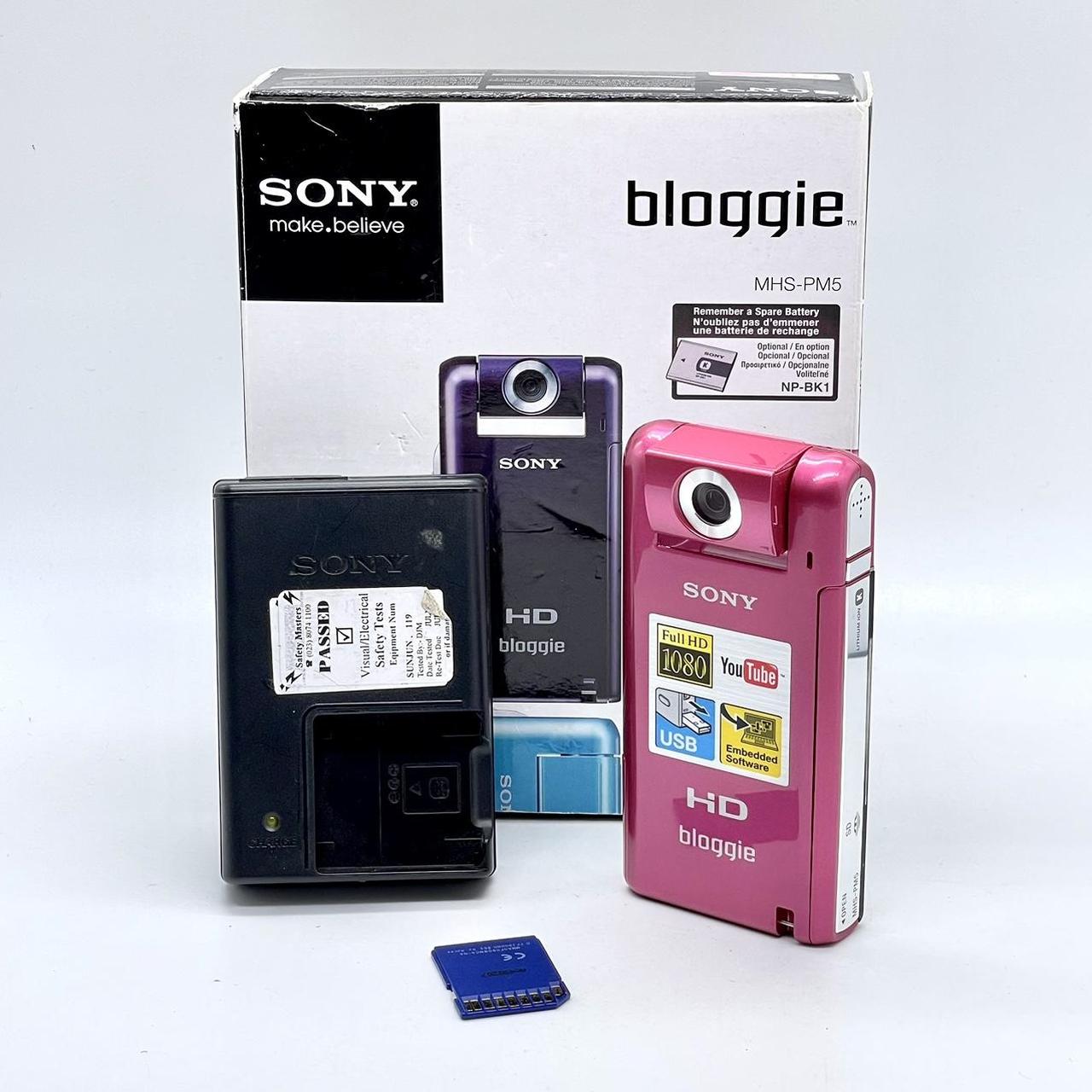 SONY bloggie MHS-PM5 ピンク Amazon.com : Sony MHS-PM5 bloggie HD Video Camera (Violet