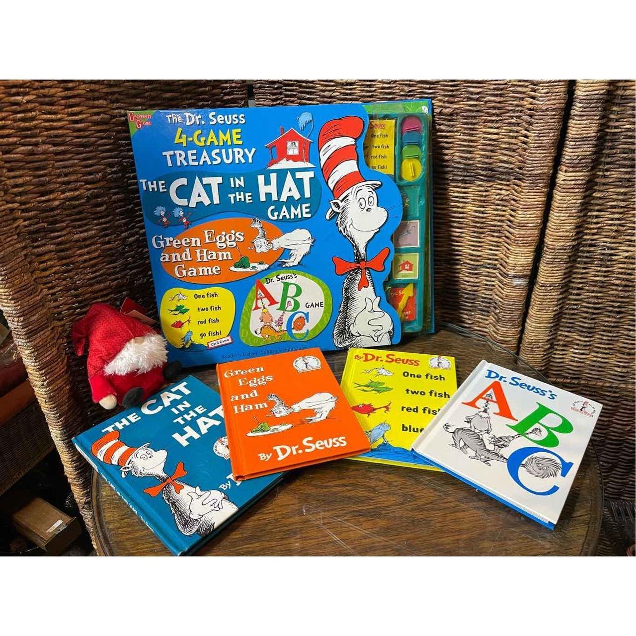 The Dr. Seuss 4-Game Treasury Cat In the Hat, Green Eggs & Ham One Fish  Two Fish