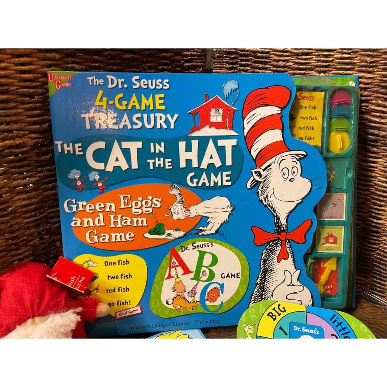 The Dr. Seuss 4-Game Treasury Cat In the Hat, Green Eggs & Ham One Fish  Two Fish