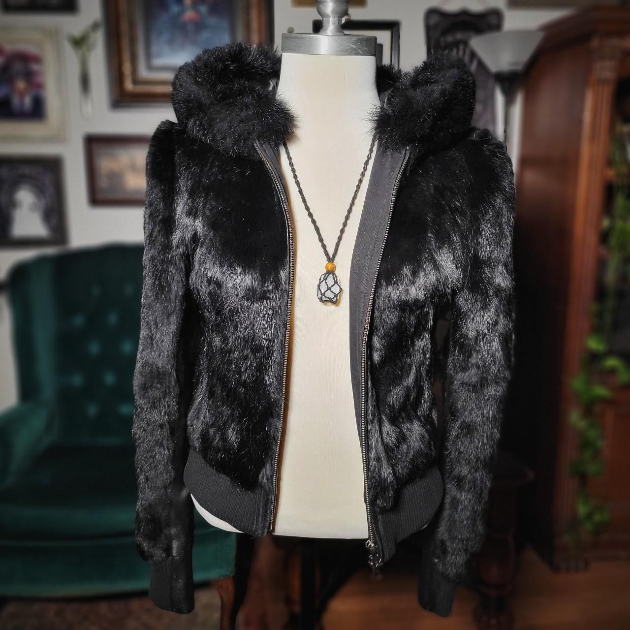 Armani exchange 2025 fur jacket