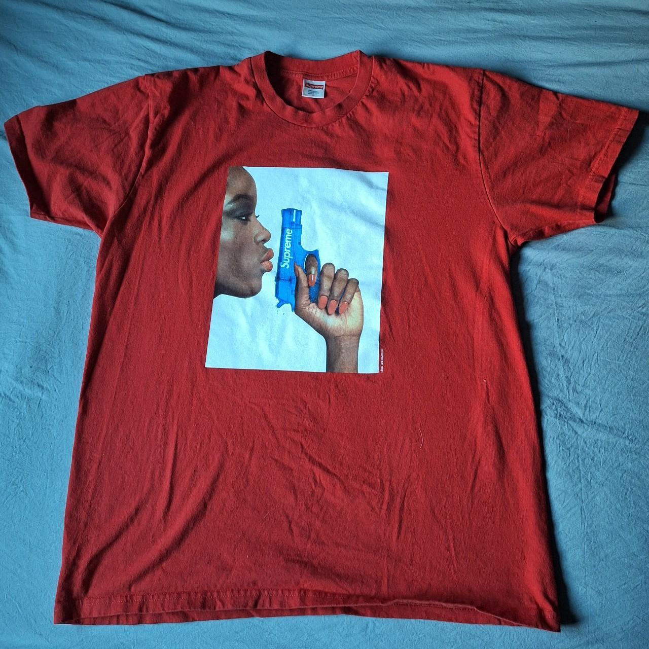 Supreme gun-shirt - Depop