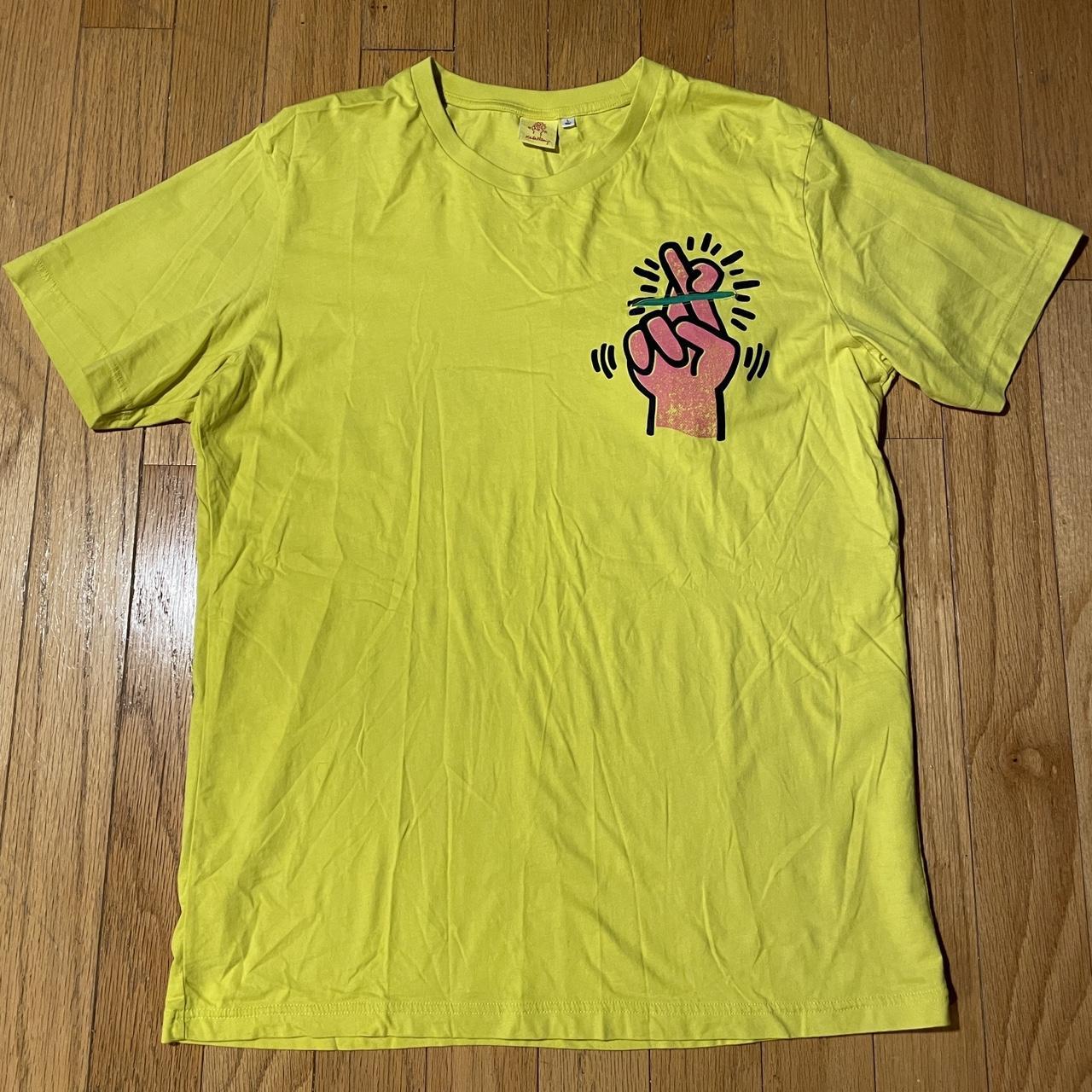 Keith haring hot sale yellow shirt