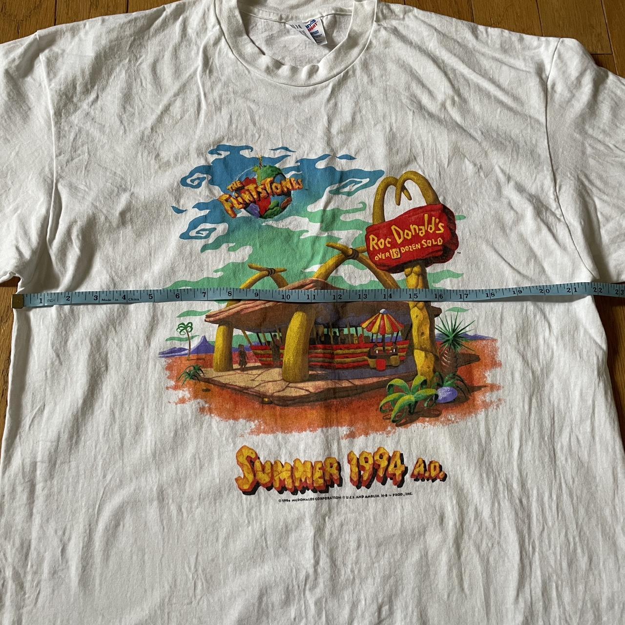 Vintage 1990's Flintstones Movie Promo Shirt... - Depop