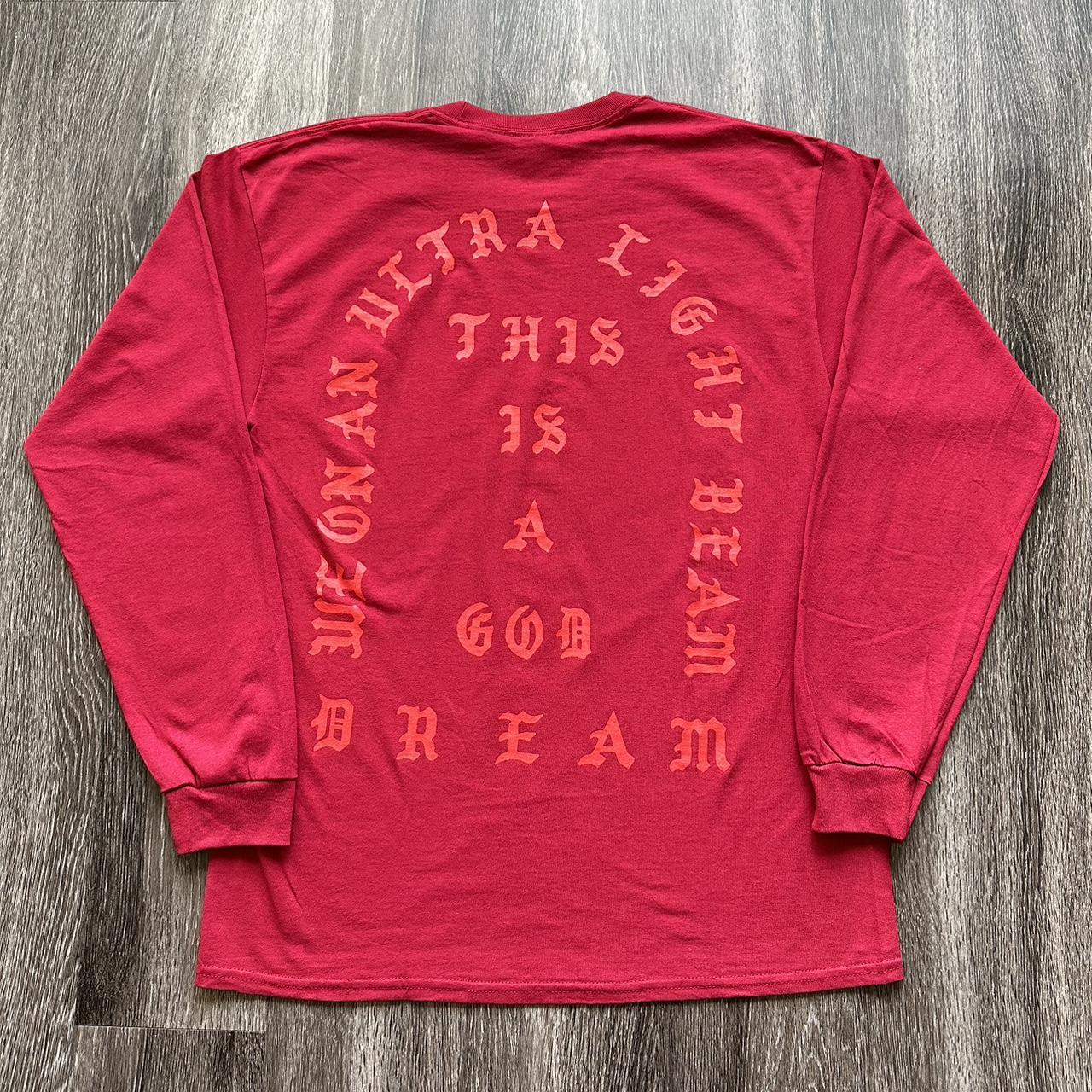 KANYE WEST Yeezy Rise As 1 Medium Long Sleeve Shirt lightly Used Life Of  Pablo