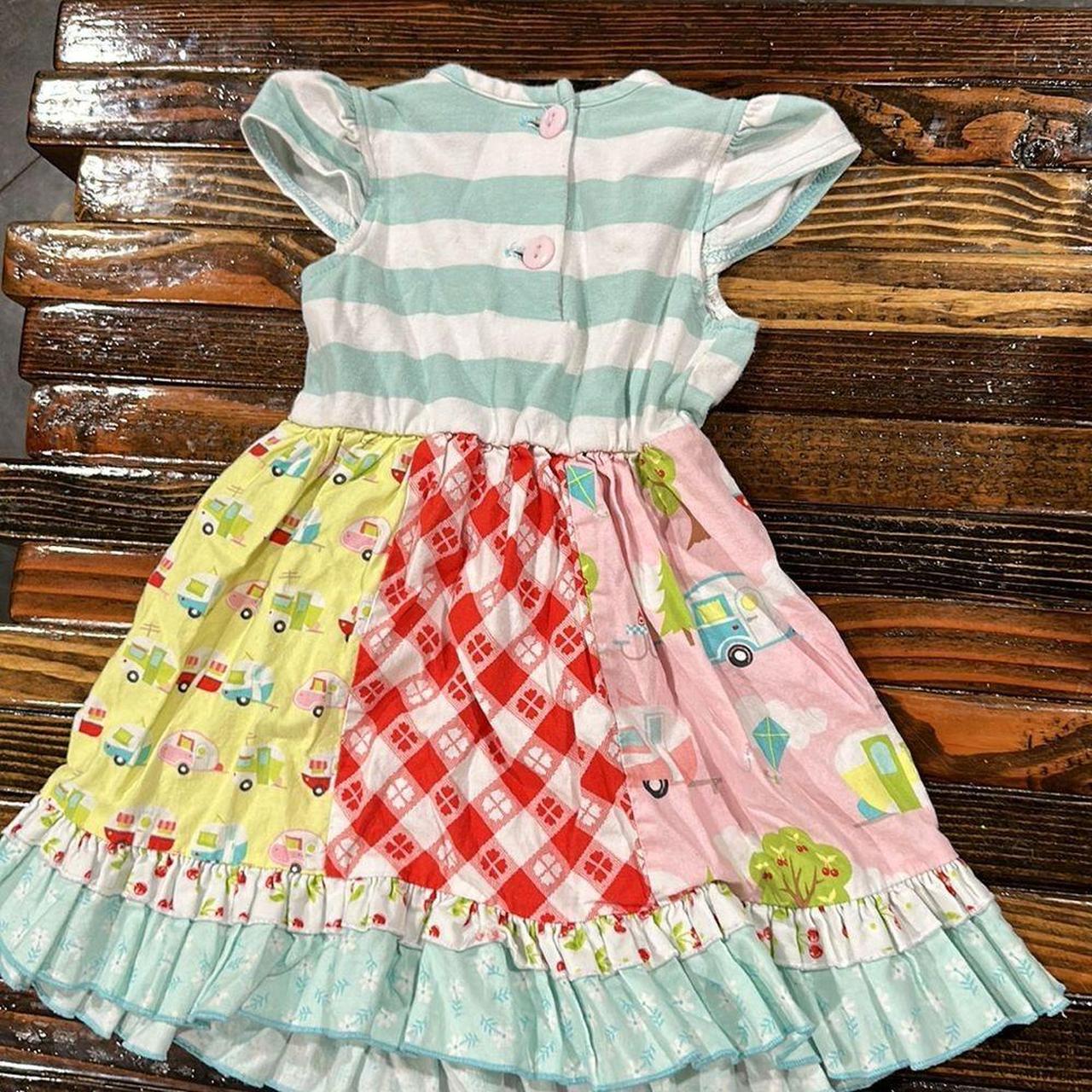 Ric Rac Ruffles camper themed dress. Super cute!... Depop