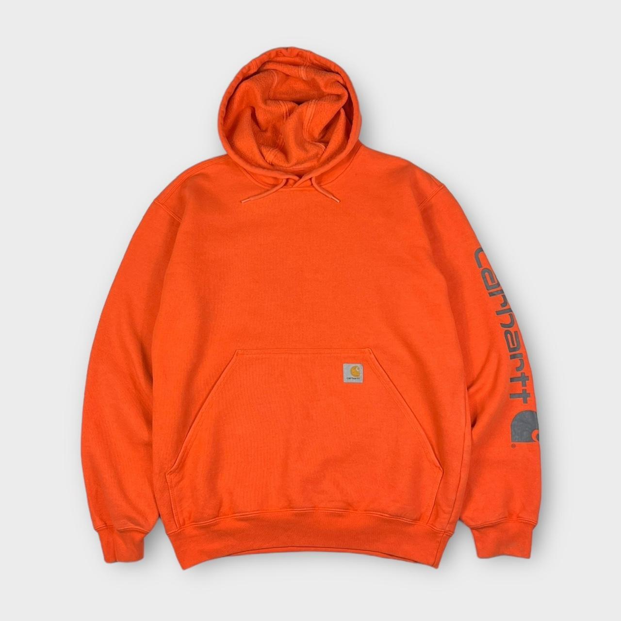 Men's carhartt hotsell orange hoodie