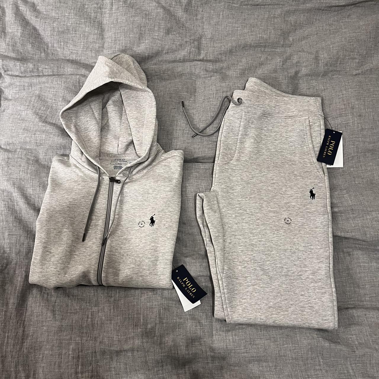 Polo Tracksuit ($270 retail) hoodie - size m pants -... - Depop