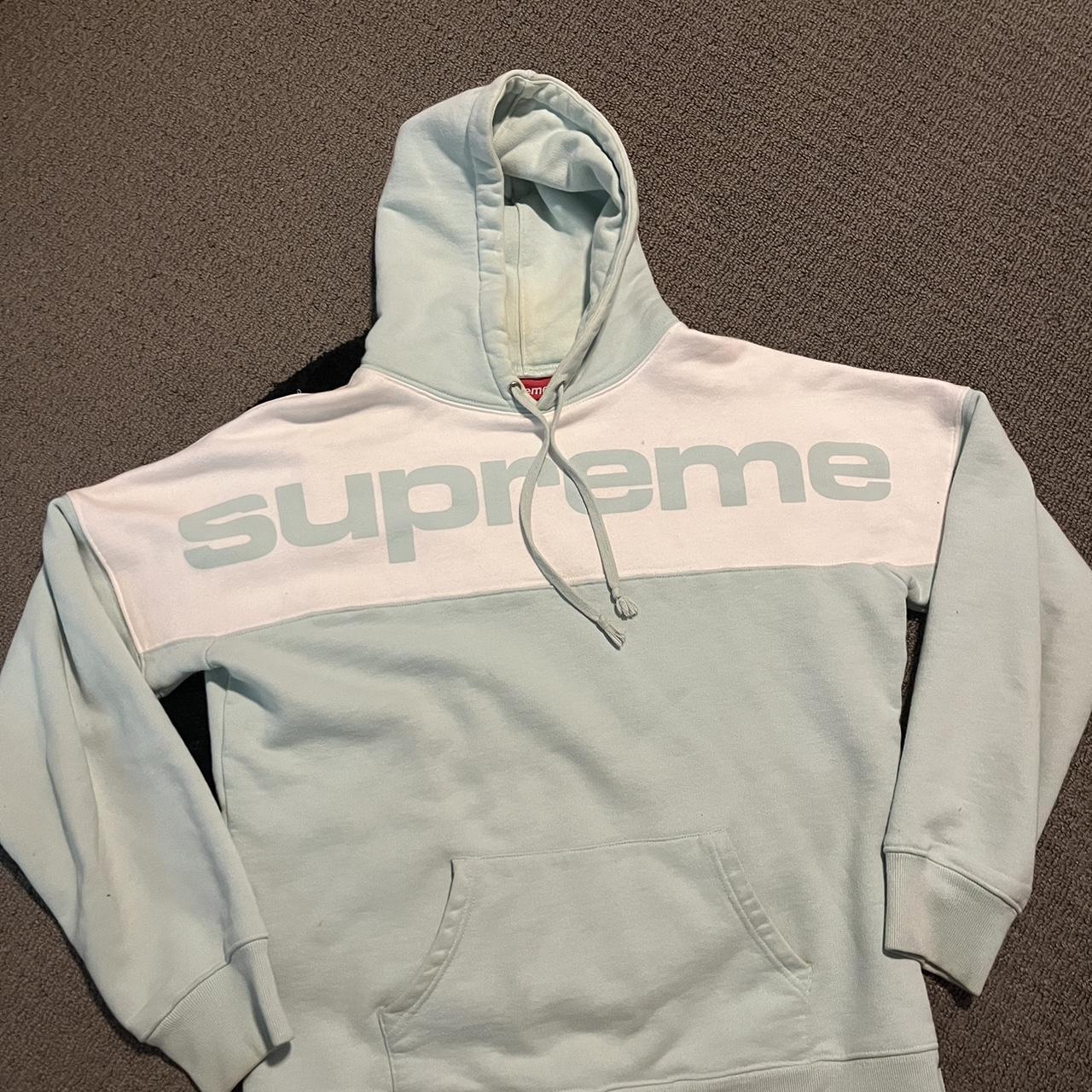 Supreme newest blocked hoodie FW17