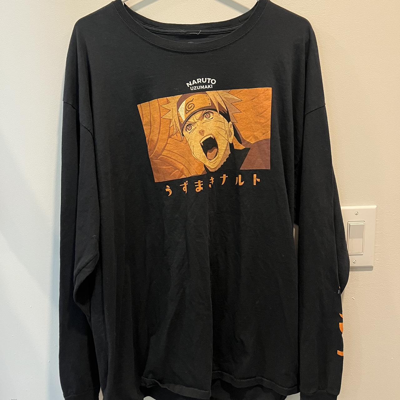 Men's Black and Orange Shirt | Depop