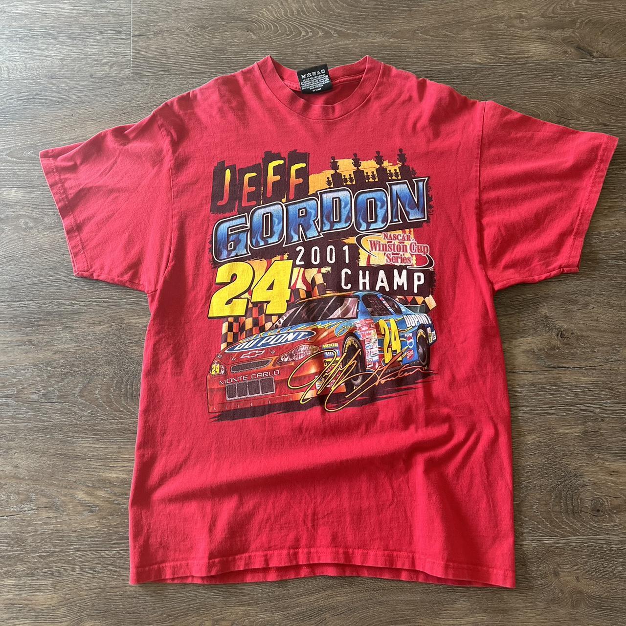 2001 Jeff Gordan Blaze to Glory Nascar Tee L XL Depop