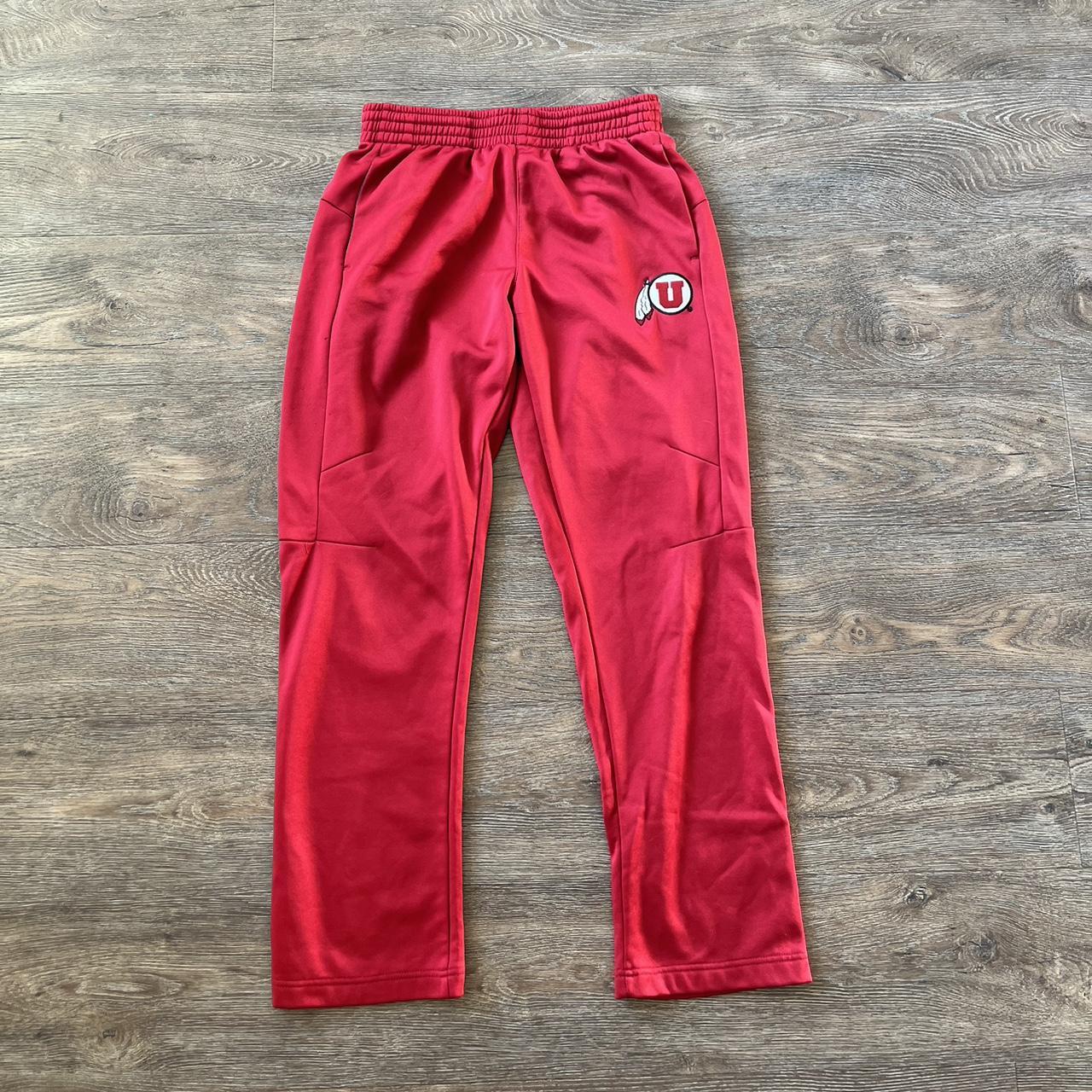 Men’s Red Utah University College Sweatpants Size... - Depop