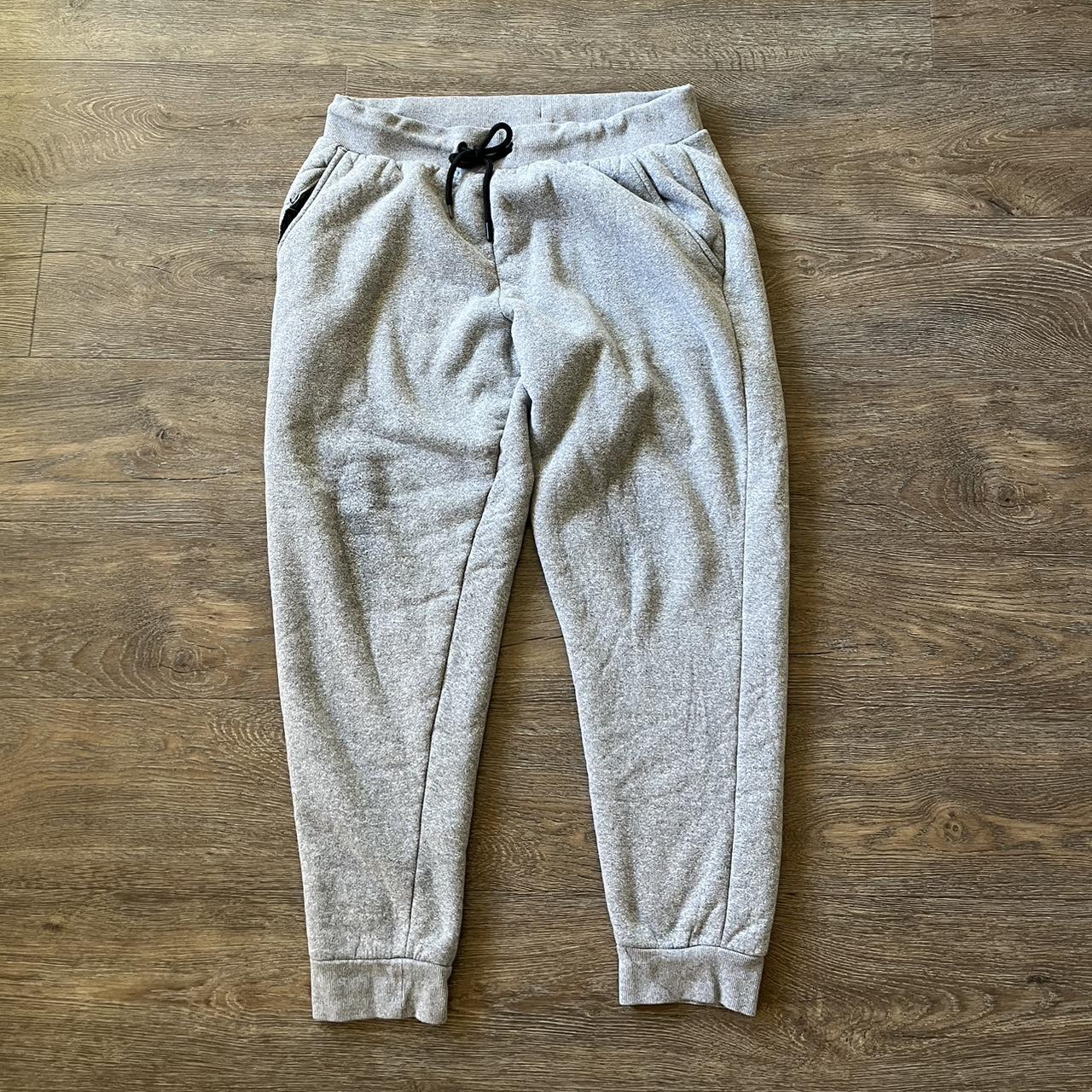Men’s Grey Soft Lined Sweatpants Size L Condition :... - Depop