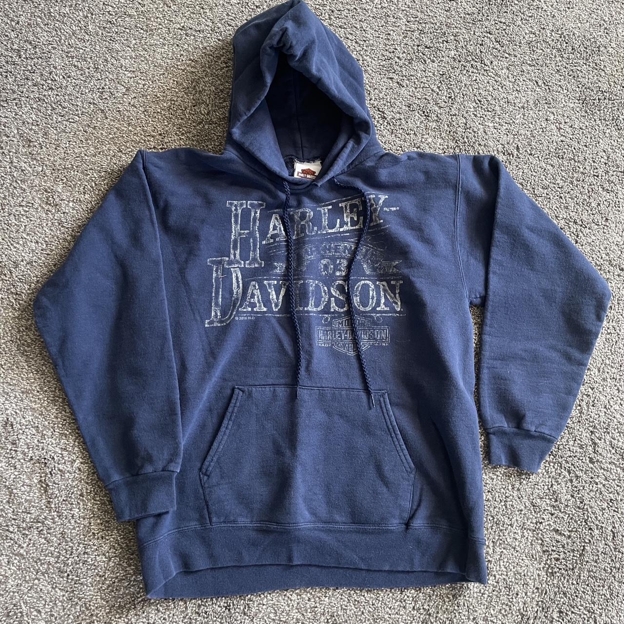 Harley Davidson Hoodie Size small Front and back... - Depop