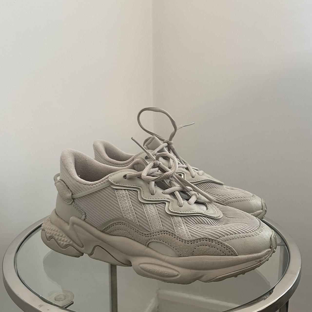 ADIDAS Ozweego Trainers Cream/Stone colour... - Depop