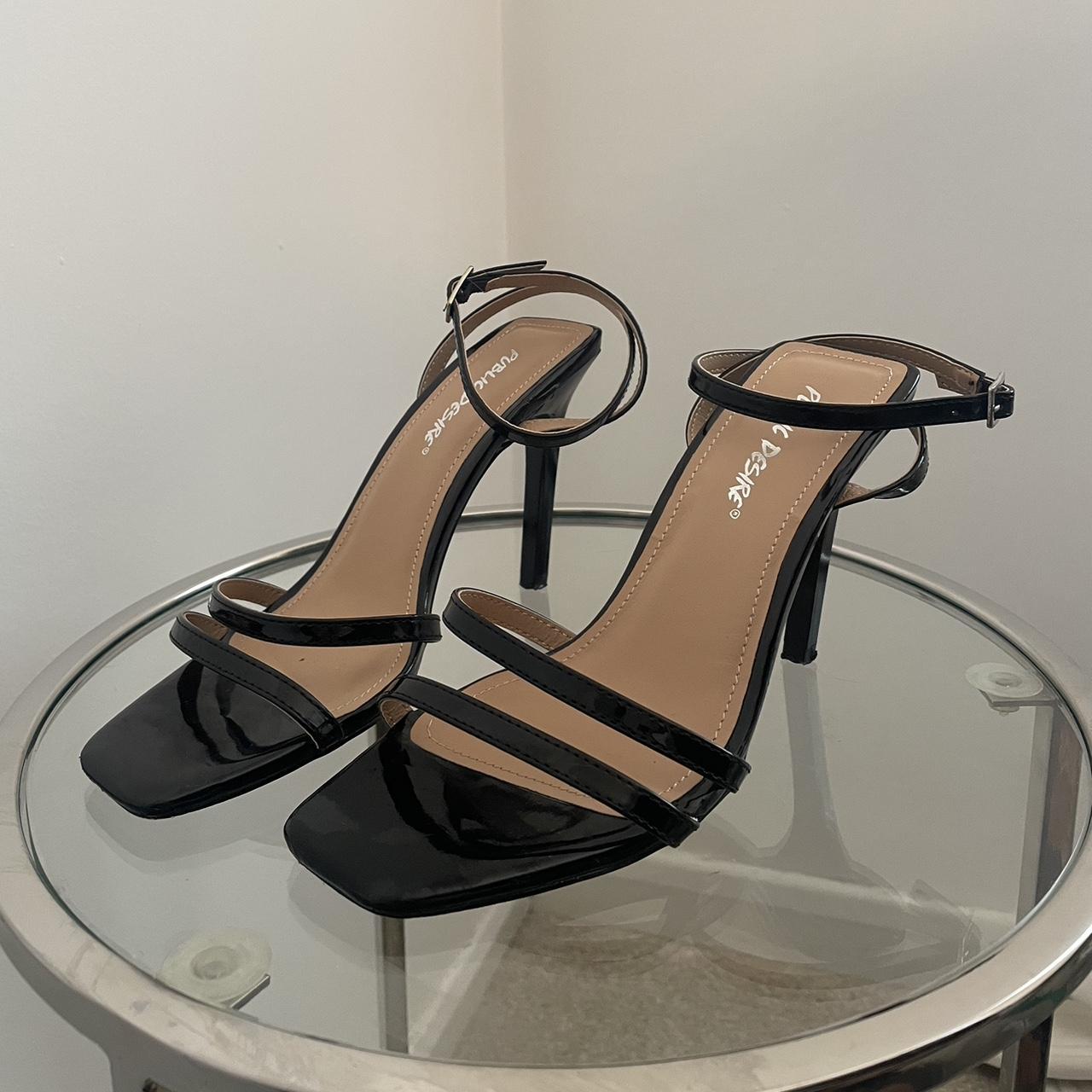 public desire black heels