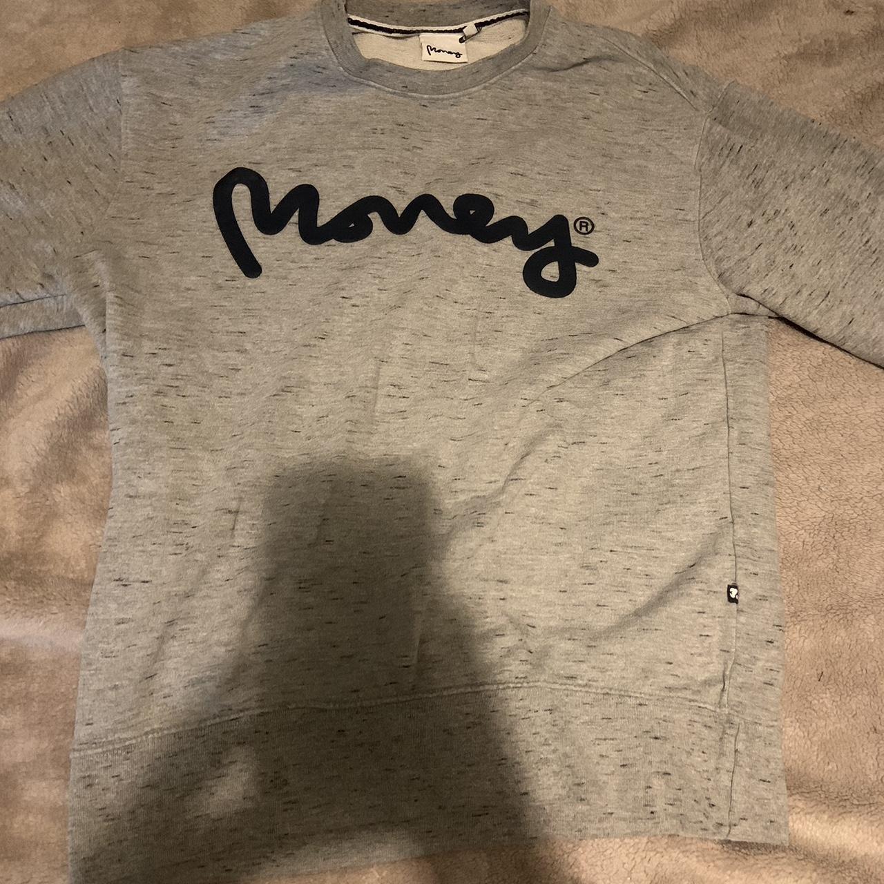 Men s money jumper Grey Size large and fits