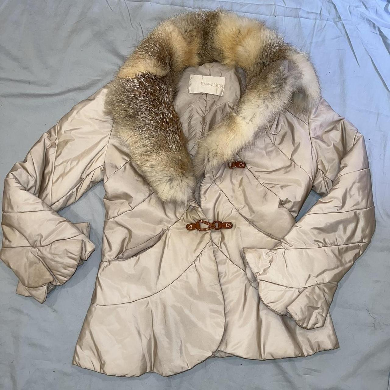Ermanno Scervino fox fur puffer jacket. In MINT | Depop