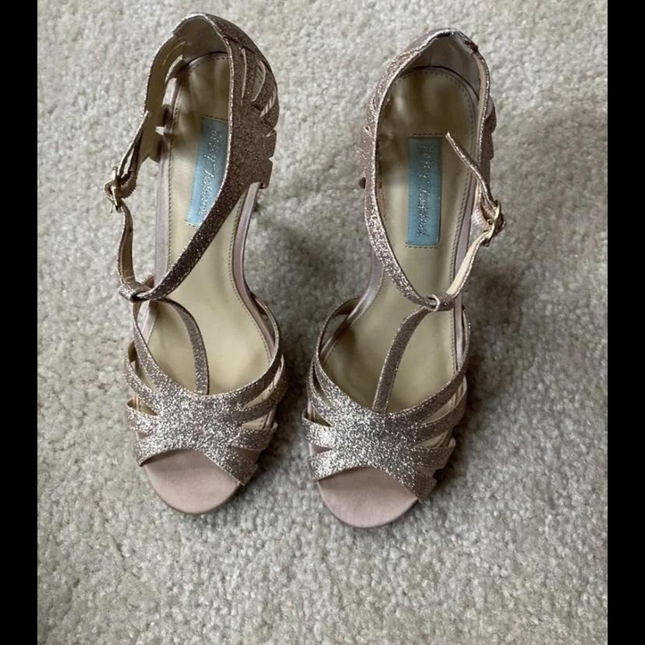 Betsey Johnson Women's Gold Footwear | Depop