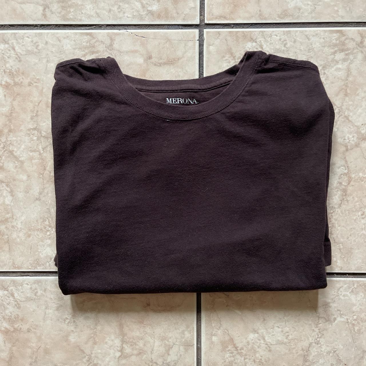 Large Merona Brown tee ⭐️ NO FLAWS - In beautiful... - Depop