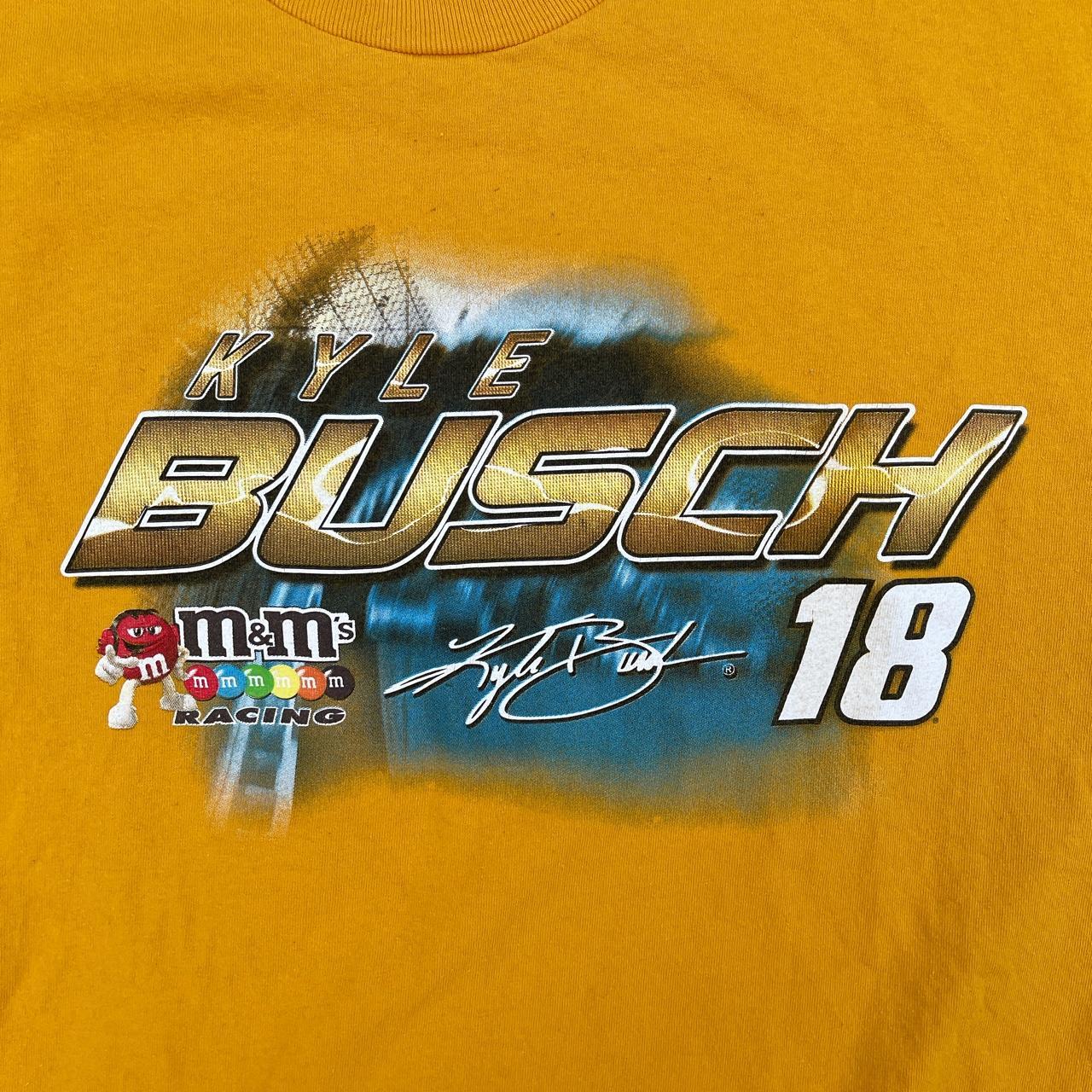 Kyle Busch Racing Tee . size large . no flaws. Depop