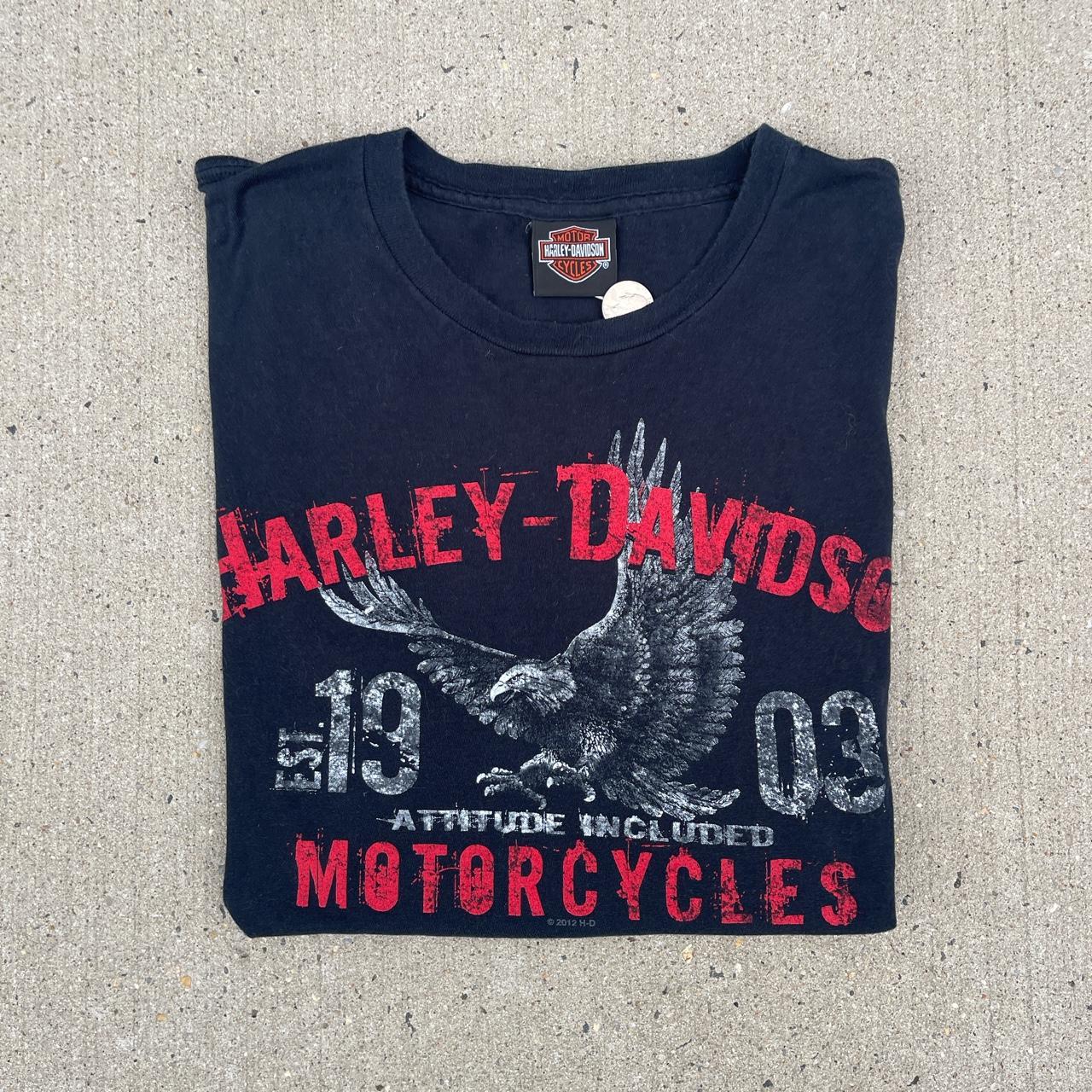 American Harley Davidson T-Shirt . size medium .... - Depop