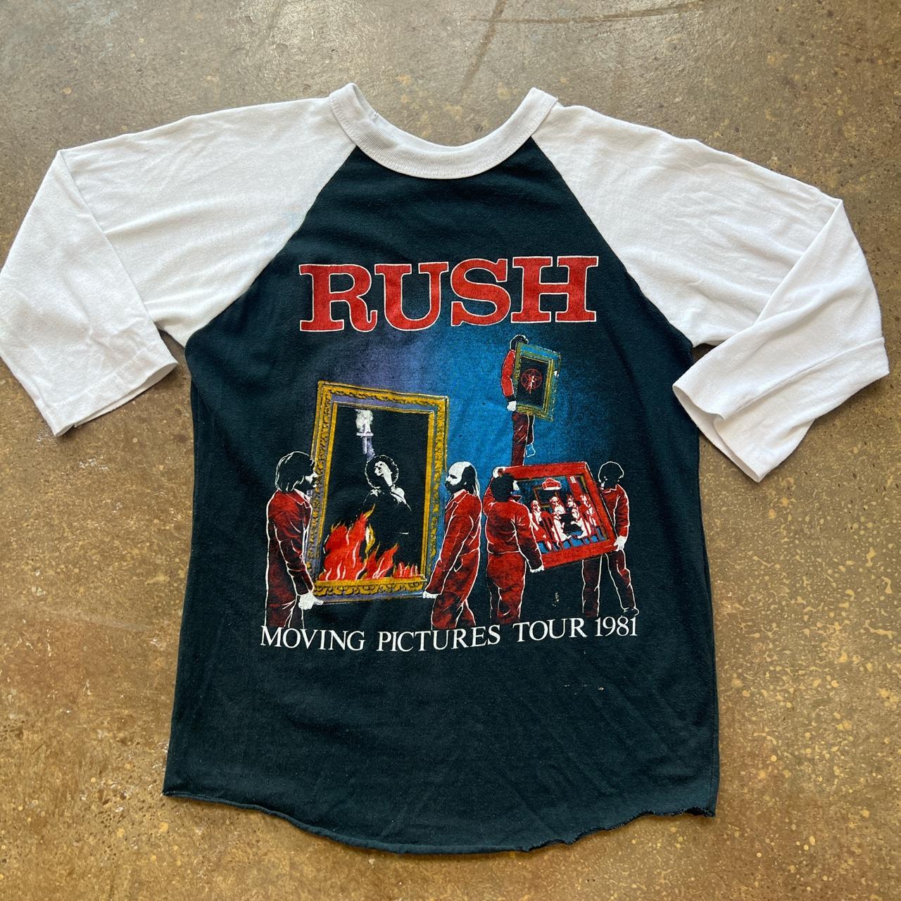 Vintage 1980s rush moving pictures 1981 tour...
