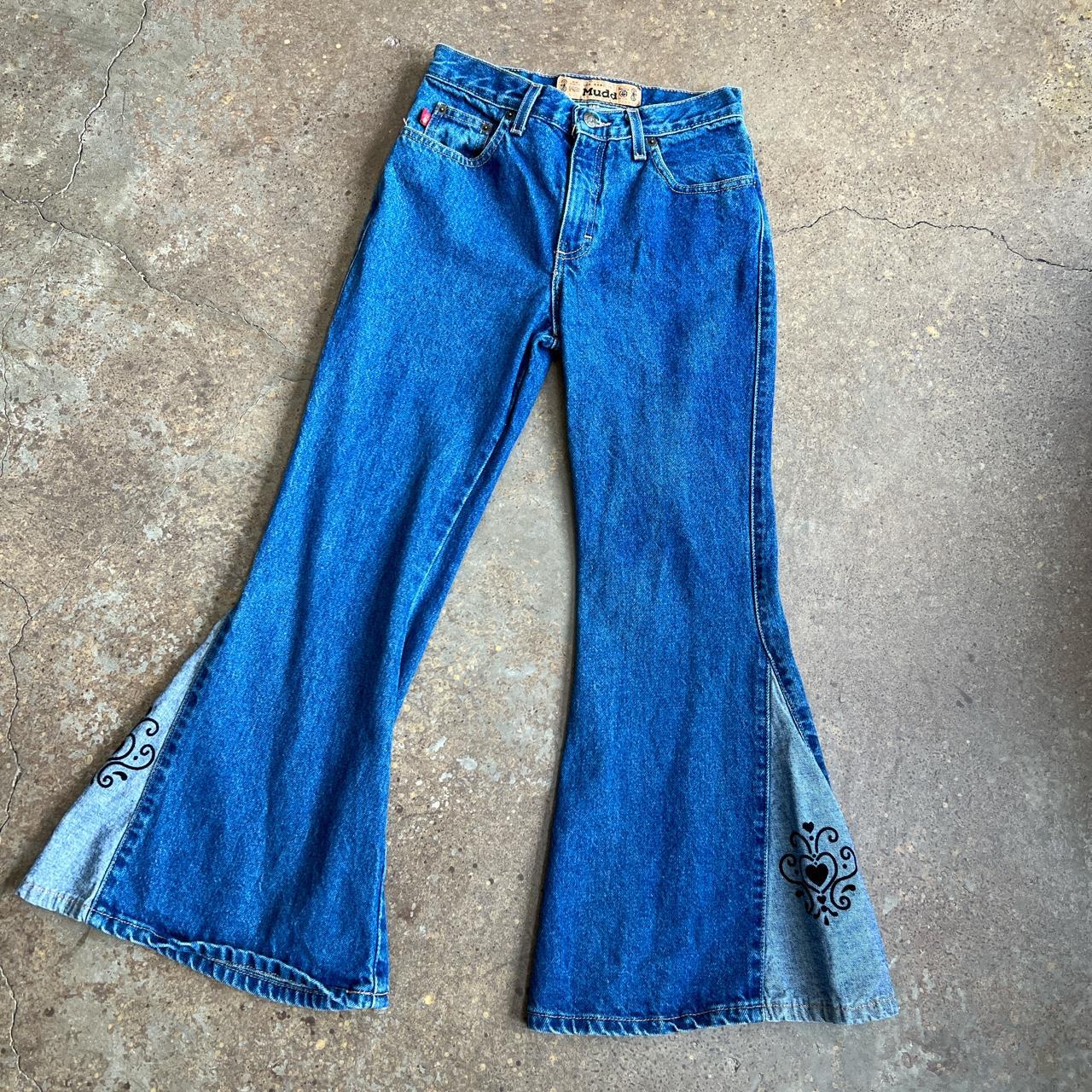 Vintage Y2K early 2000s era MUDD jeans bell bottoms... Depop