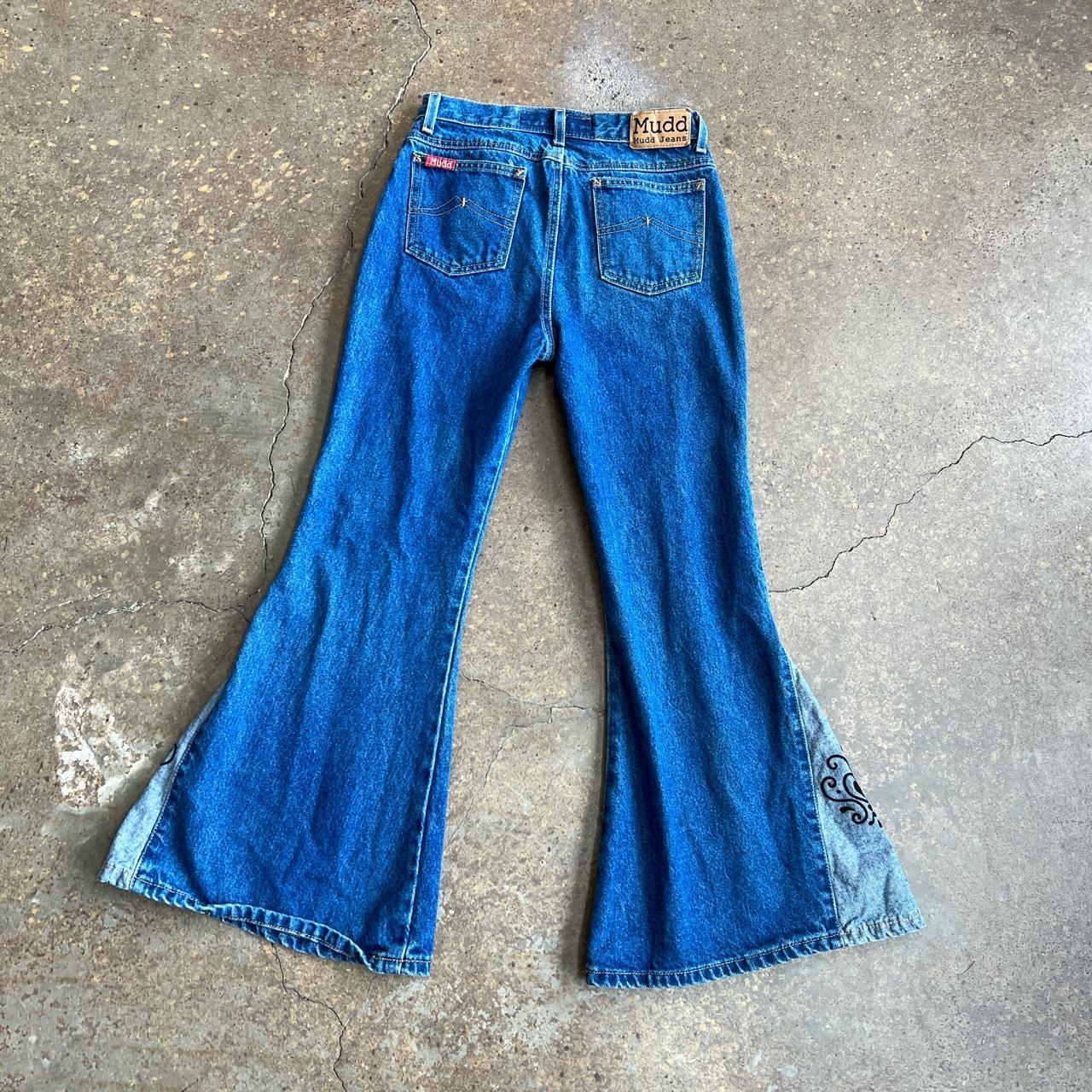 Vintage Y2K early 2000s era MUDD jeans bell bottoms... Depop
