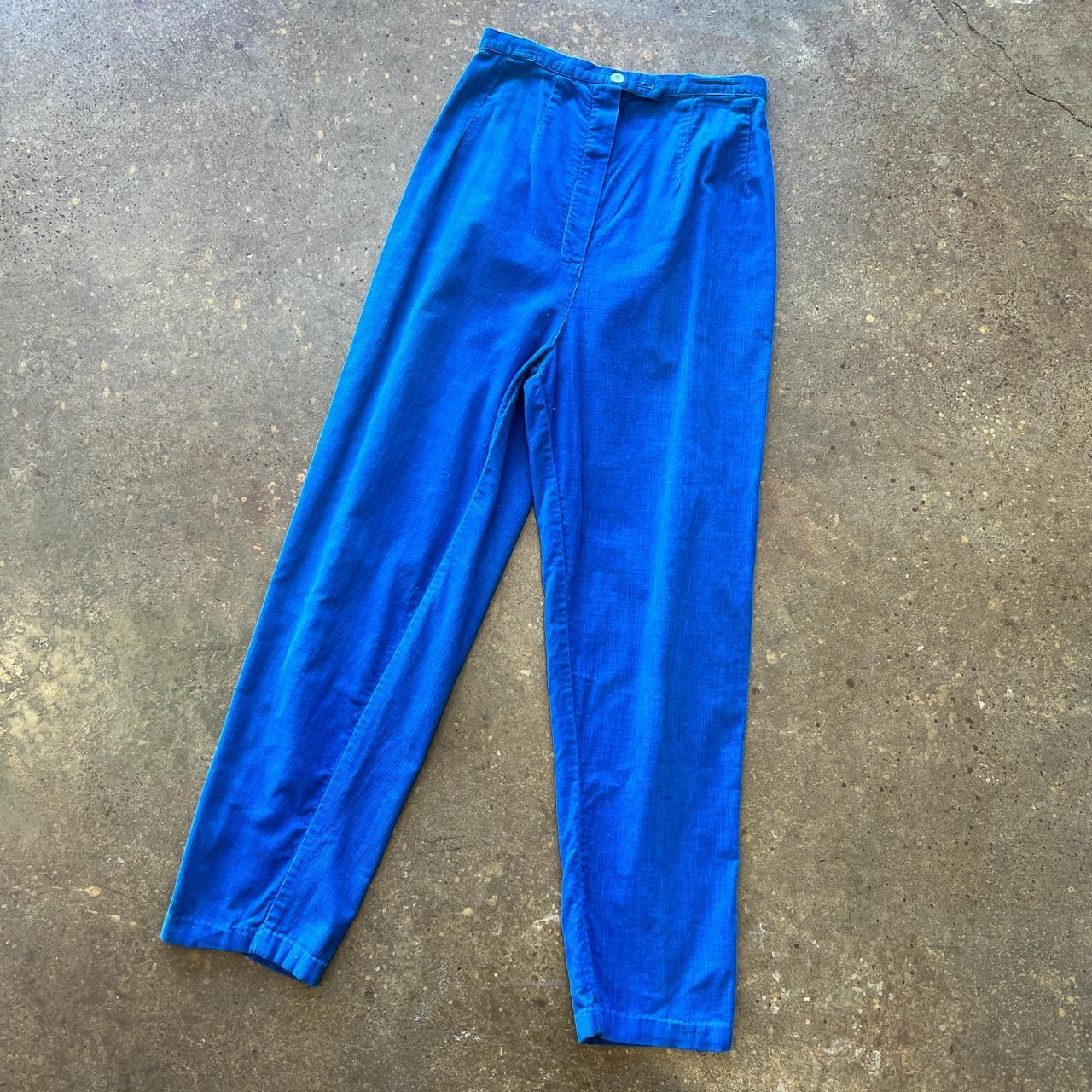 Women's blue Cigarette Pants