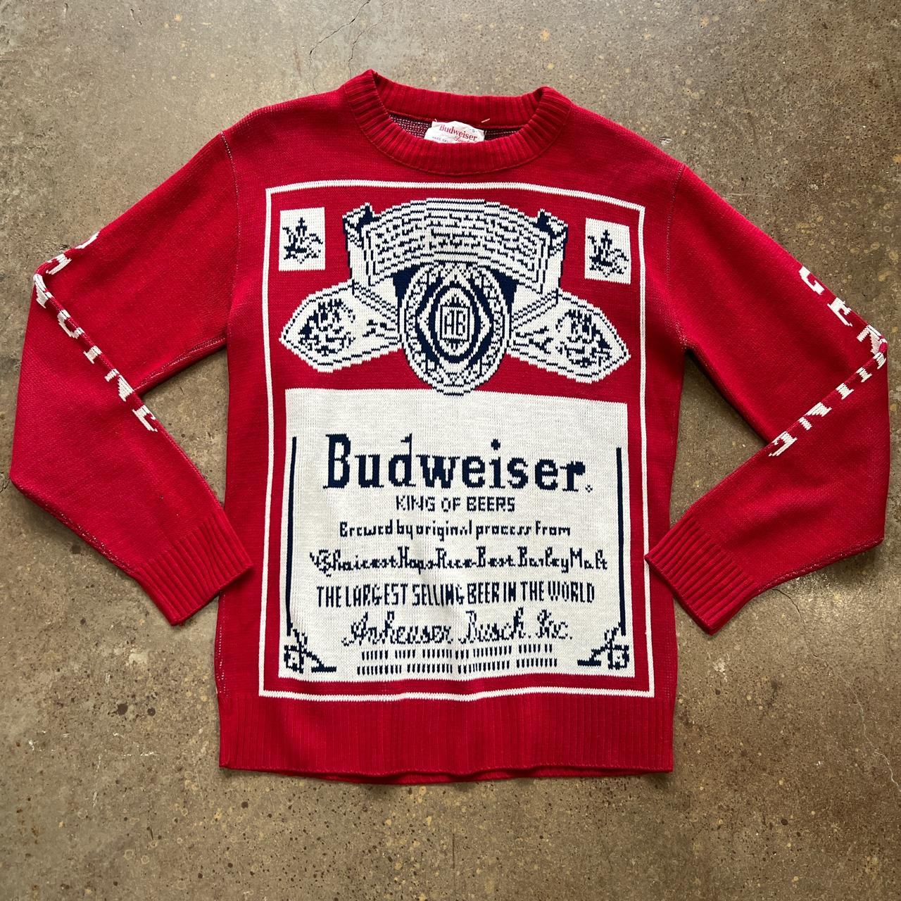 Budweiser sweater outlet vintage