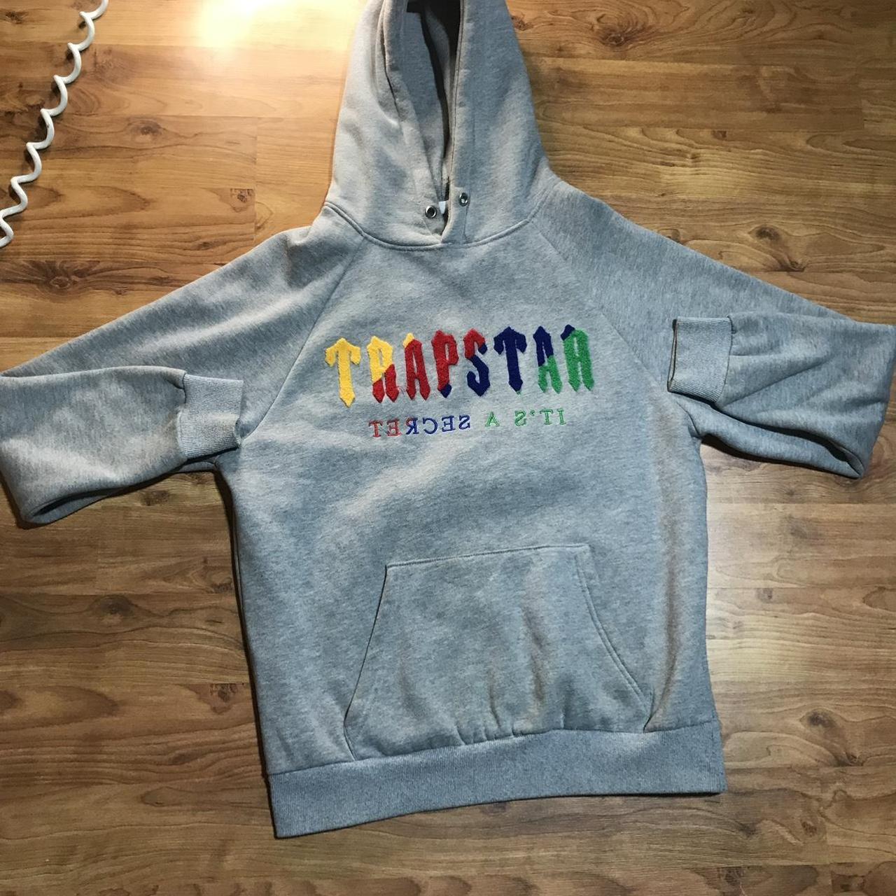 Trap star hoodie Worn but good condition... Depop