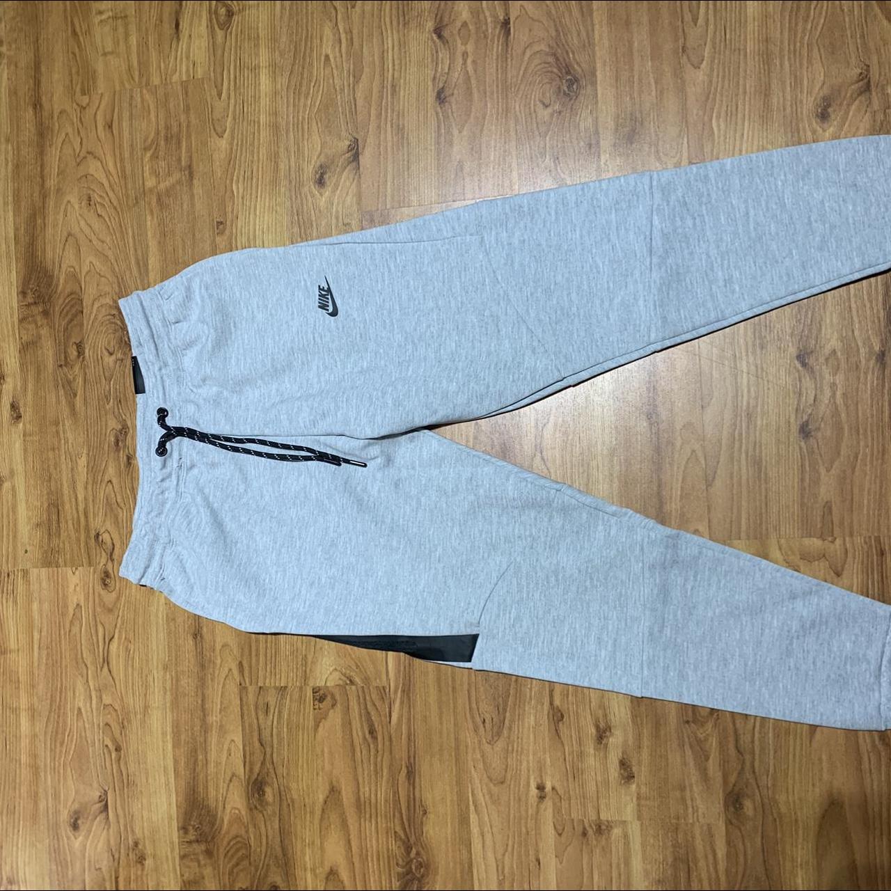 Nike tech fleece joggers - grey medium / with... - Depop