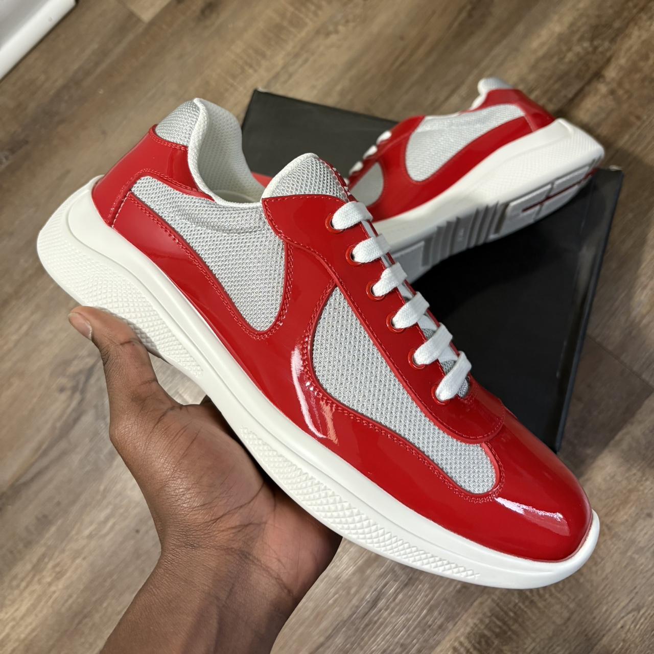 靴 04aw archive prada Americas Cup y2k 04aw archive prada Americas Cup y2k - メルカリ