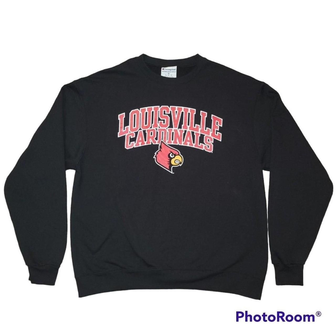 Louisville Cardinals Champion crew neck - Depop