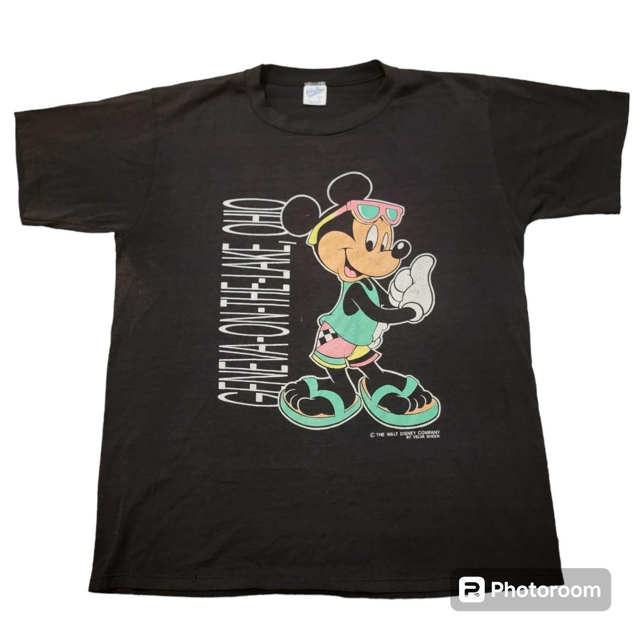 【レア】VELVA SHEEN MICKEY T-SHIRT 80s USA製 Vintage 80s 90s Velva Sheen Mickey Mouse Florida Graphic T