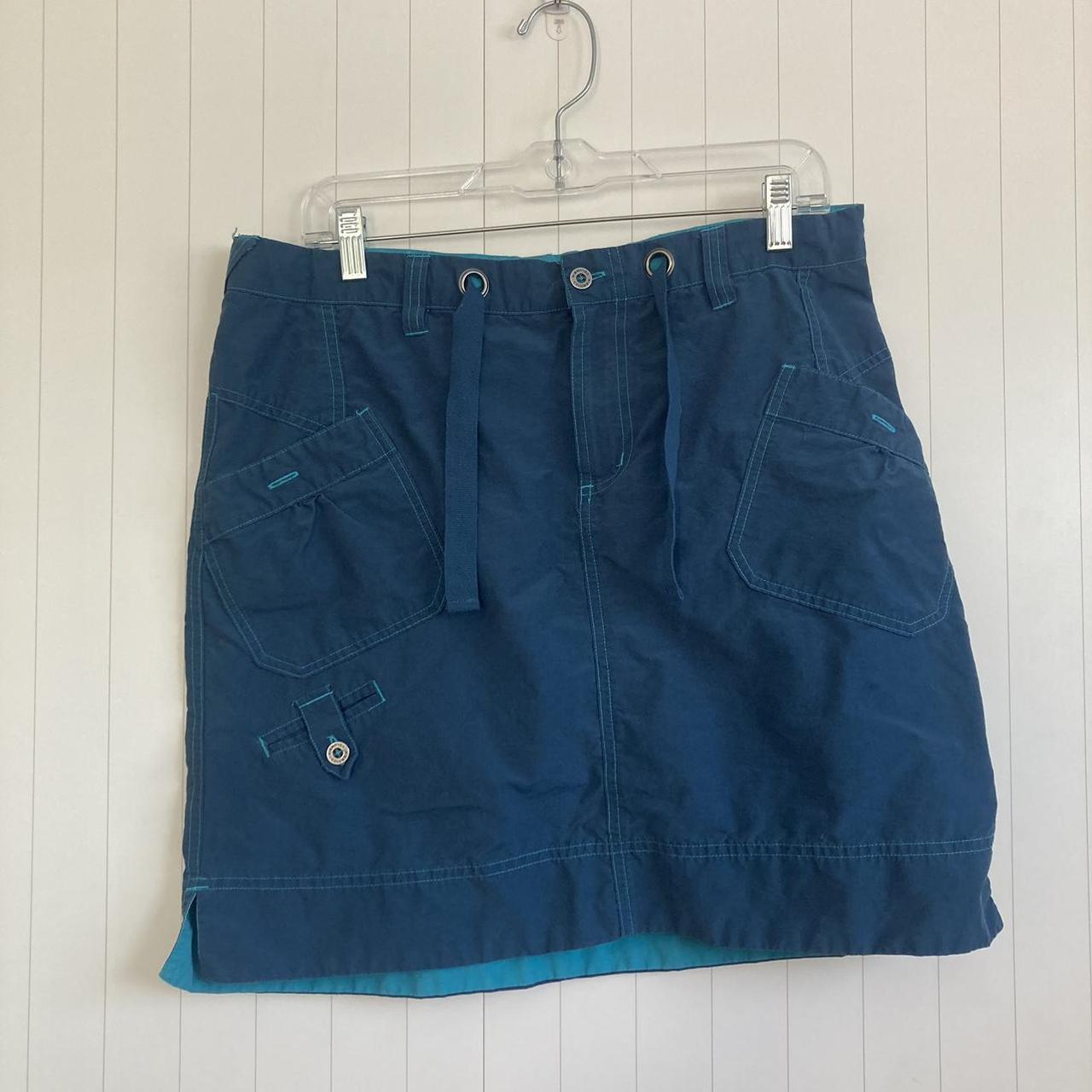 COLUMBIA BLUE CARGO SKIRT. Neat Modern Columbia... Depop