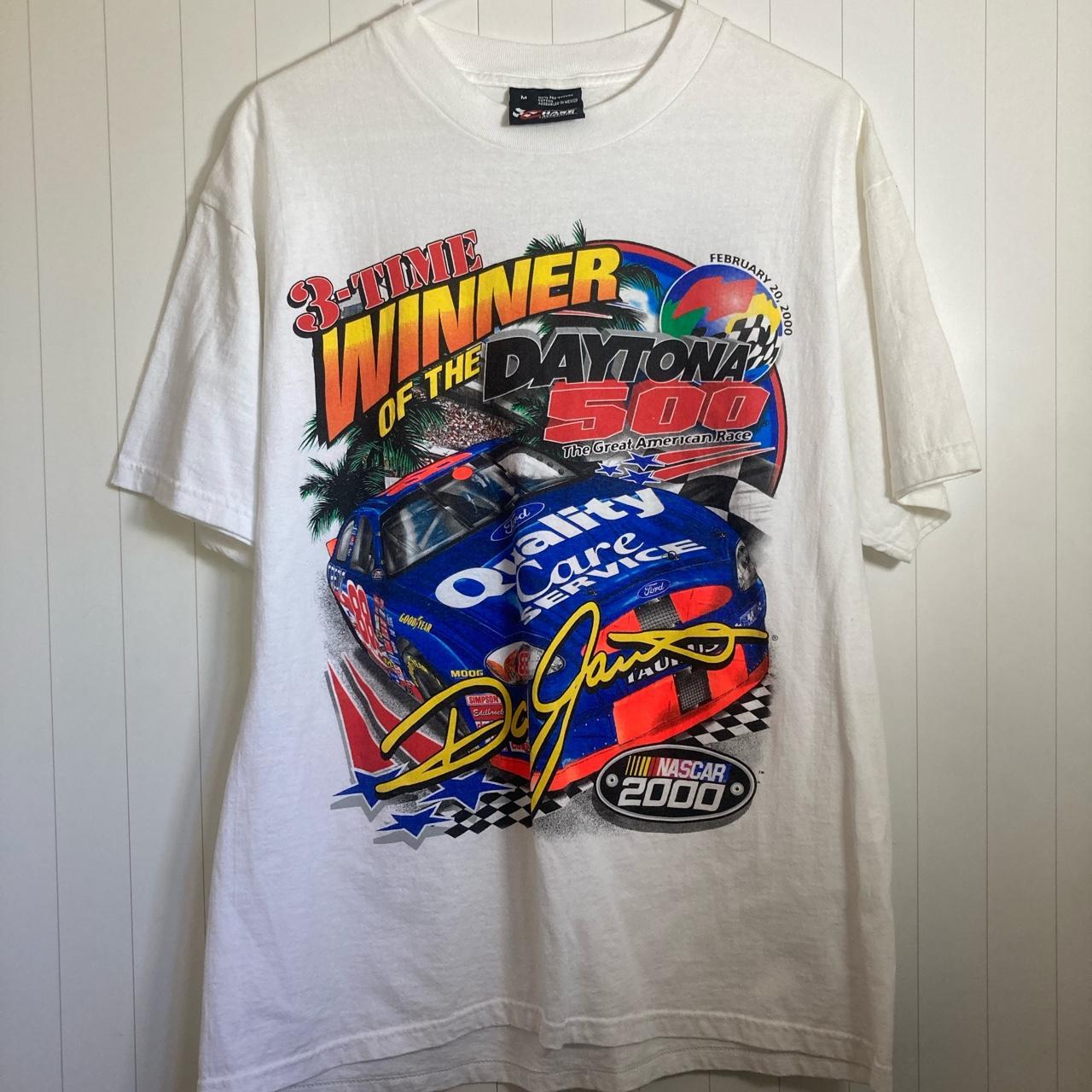 2000 Y2K DALE JARRETT NASCAR TEE Nascar 2000... - Depop