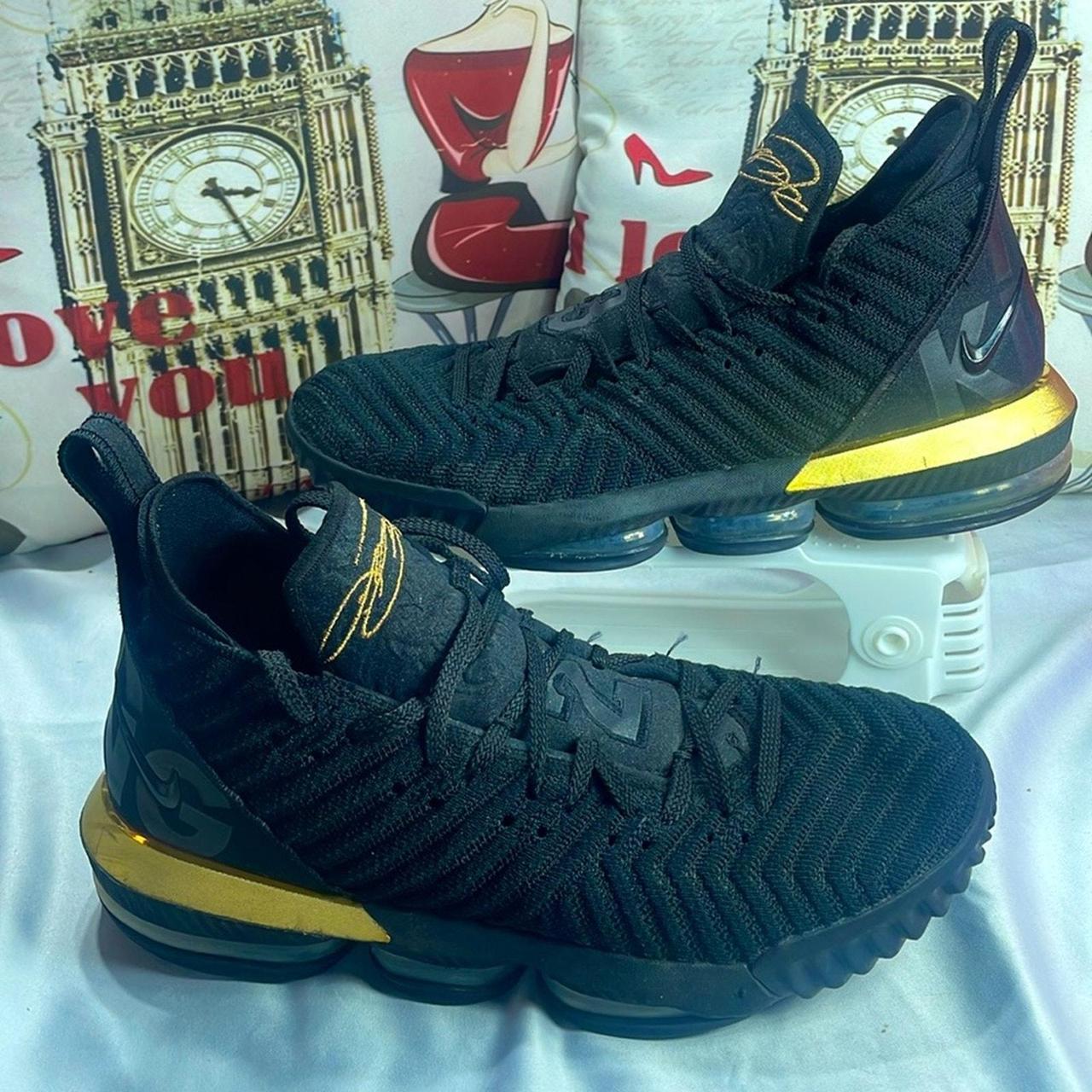 Nike Lebron 16 XVI I m King Black Gold Sneakers for. Depop