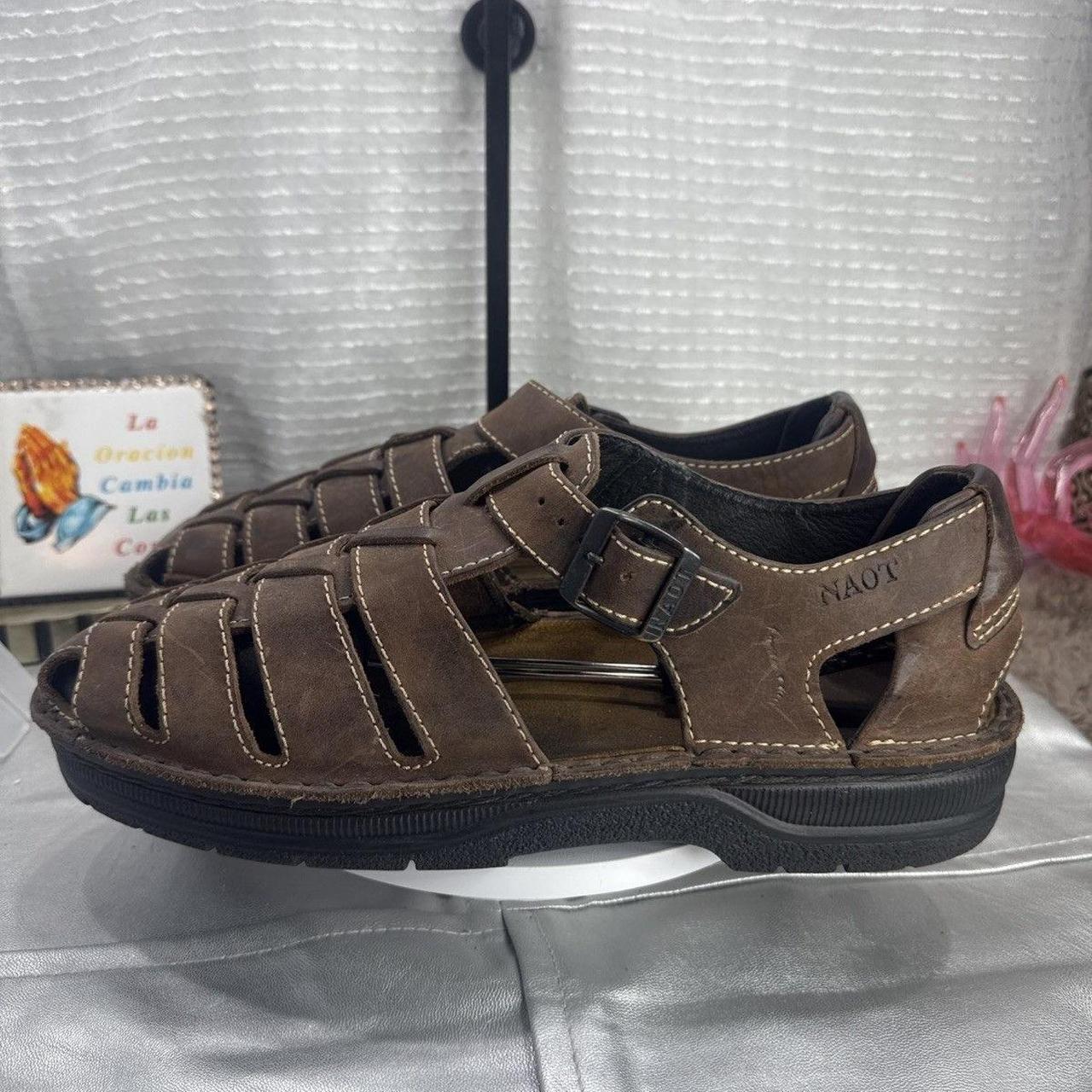 NAOT Men's Julius Sandal - Fisherman Style With Cork Footbed & Arch Support